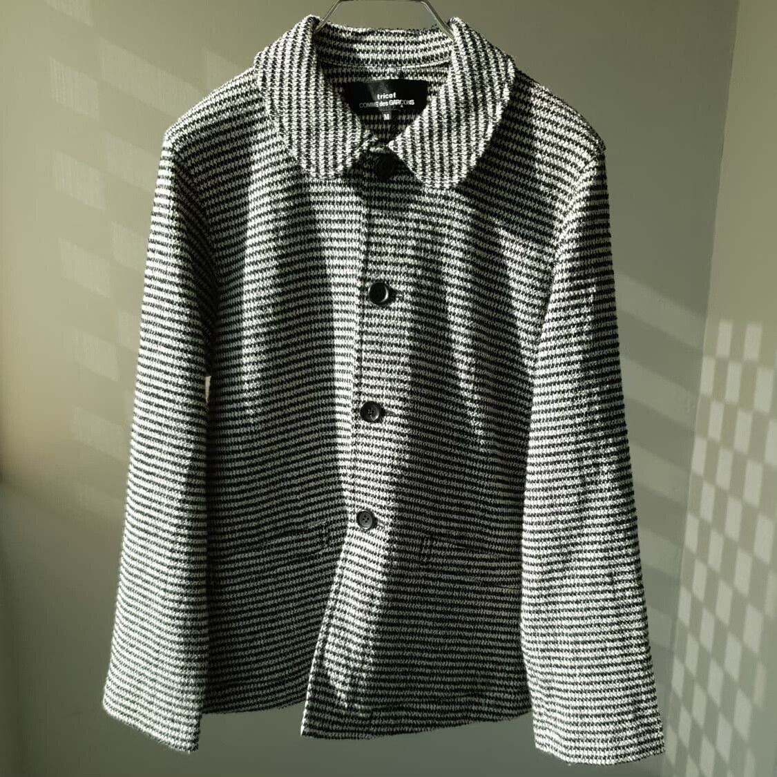 Comme des Garcons Comme des Garçons Houndstooth Wool Coat Size US M / EU 48-50 / 2 - 1 Thumbnail
