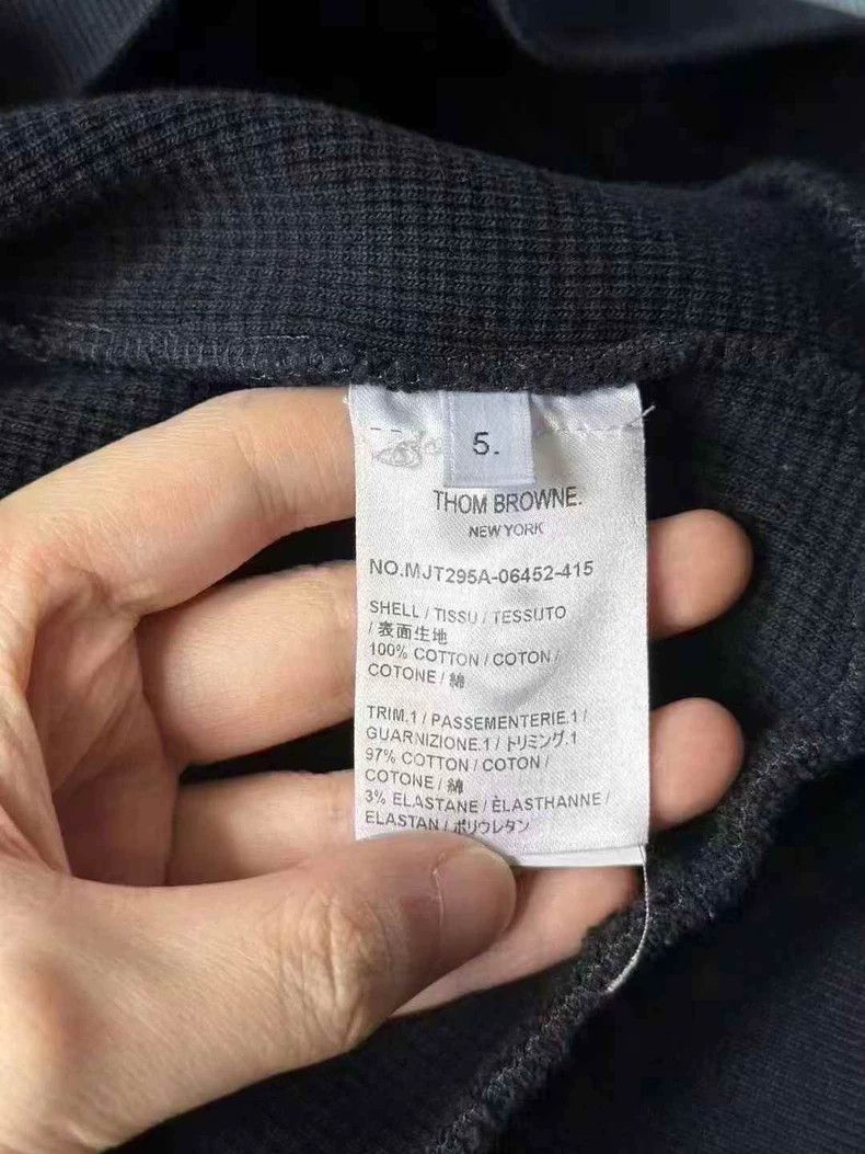 Thom Browne Thom Browne size5 Huffug short sleeve hoodie Size US XXL / EU 58 / 5 - 3 Thumbnail