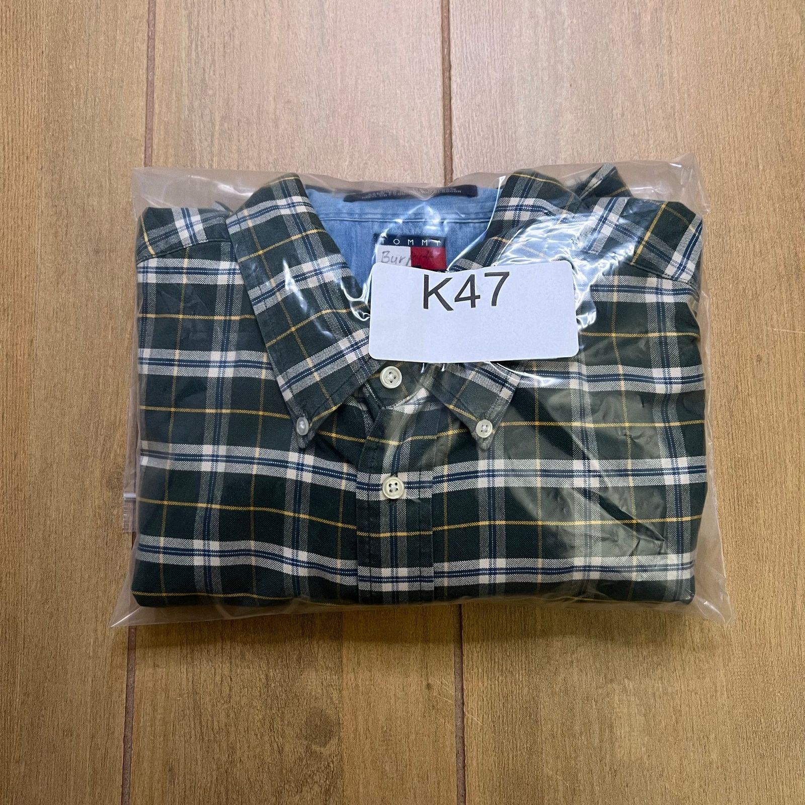 Tommy Hilfiger Tommy Hilfiger Plaid Button Down Shirt Mens XL Green Cotton Size US XL / EU 56 / 4 - 12 Thumbnail