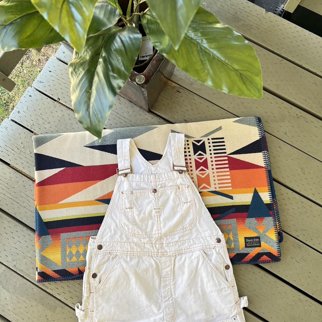 Big Mac Vintage 60s Big Mac Painter Overalls Distressed Donut Button Size US 34 / EU 50 - 3 Thumbnail