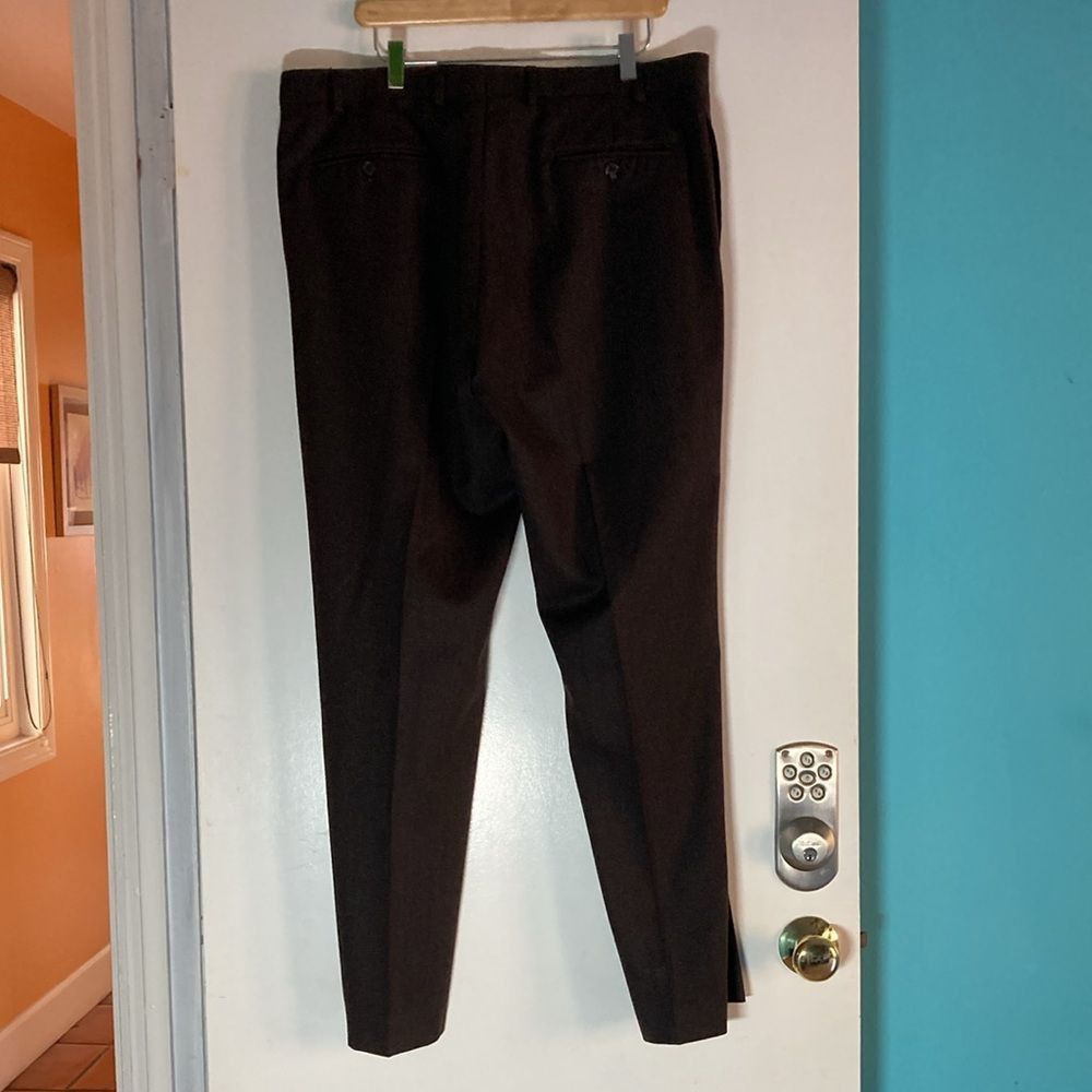 Ralph Lauren Lauren Ralph Lauren Mens 38 X 32 Brown Wool Dress Trousers Size US 38 / EU 54 - 6 Thumbnail