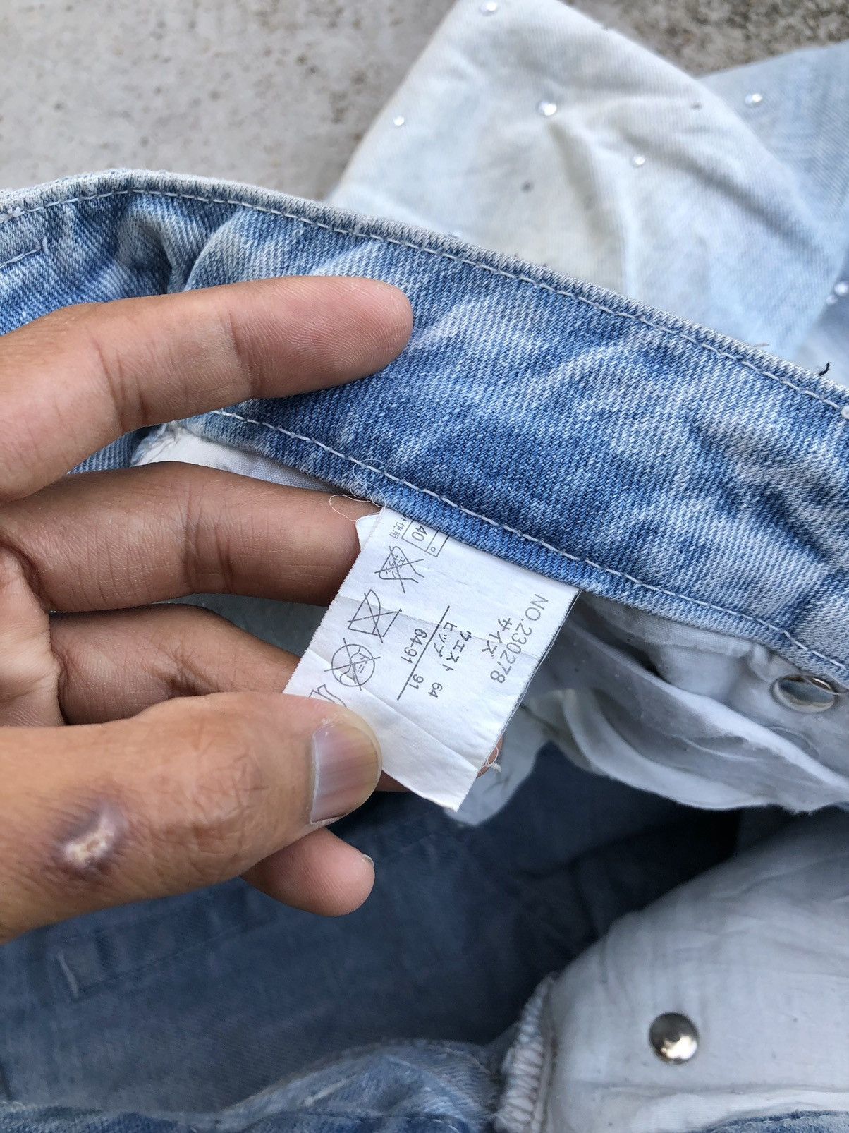 Other BEADS DISTRESSED DENIM Size 32" / US 10 / IT 46 - 2 Thumbnail