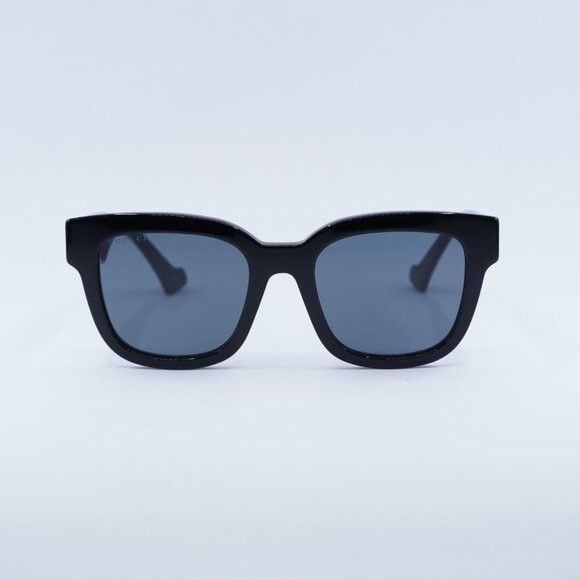Gucci Gucci GG0998S 001 Sunglasses Black Square Frame, Grey Lenses Size ONE SIZE - 3 Thumbnail