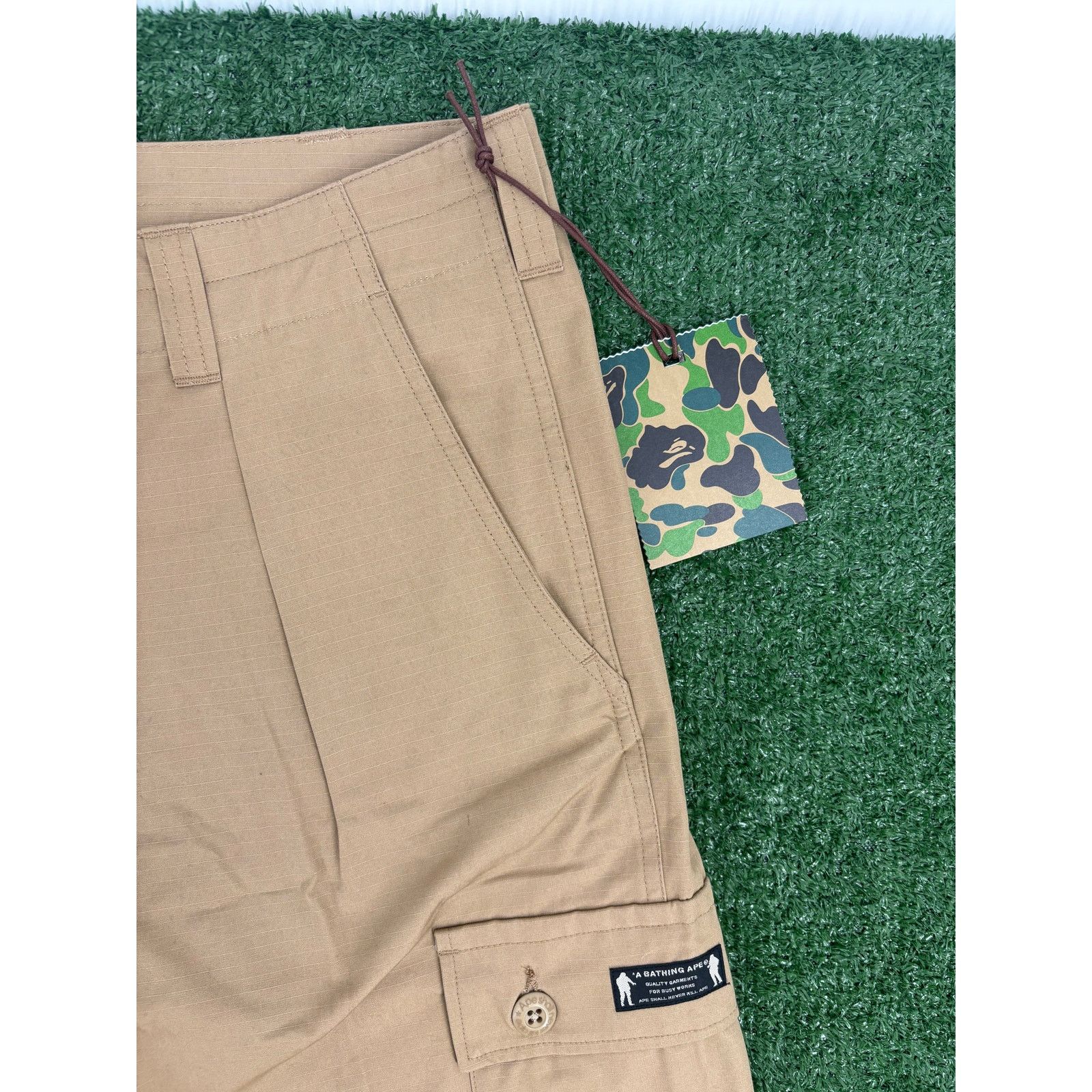 Bape Bape 'Dev-Ops' Beige Cargo Pants Size Medium Size US 31 - 4 Thumbnail