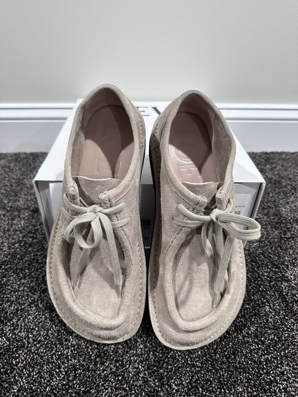 Loewe Loewe Faro Derby Moccasin Sand Suede Shoes Size US 10 / EU 43 - 7 Thumbnail