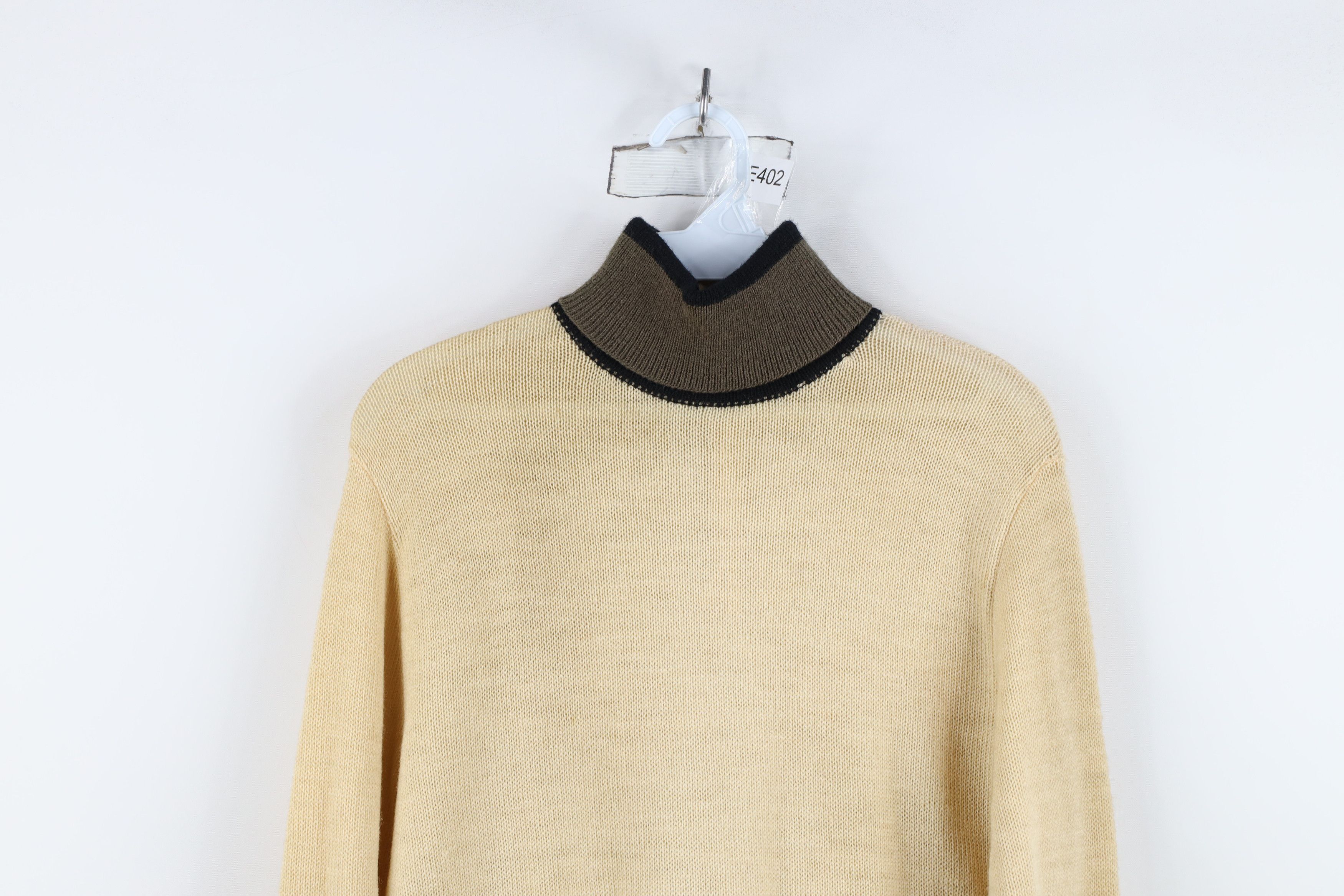 Vintage Vintage 60s 70s Mid Century Modern MCM Block Sweater USA Size M / US 6-8 / IT 42-44 - 2 Thumbnail
