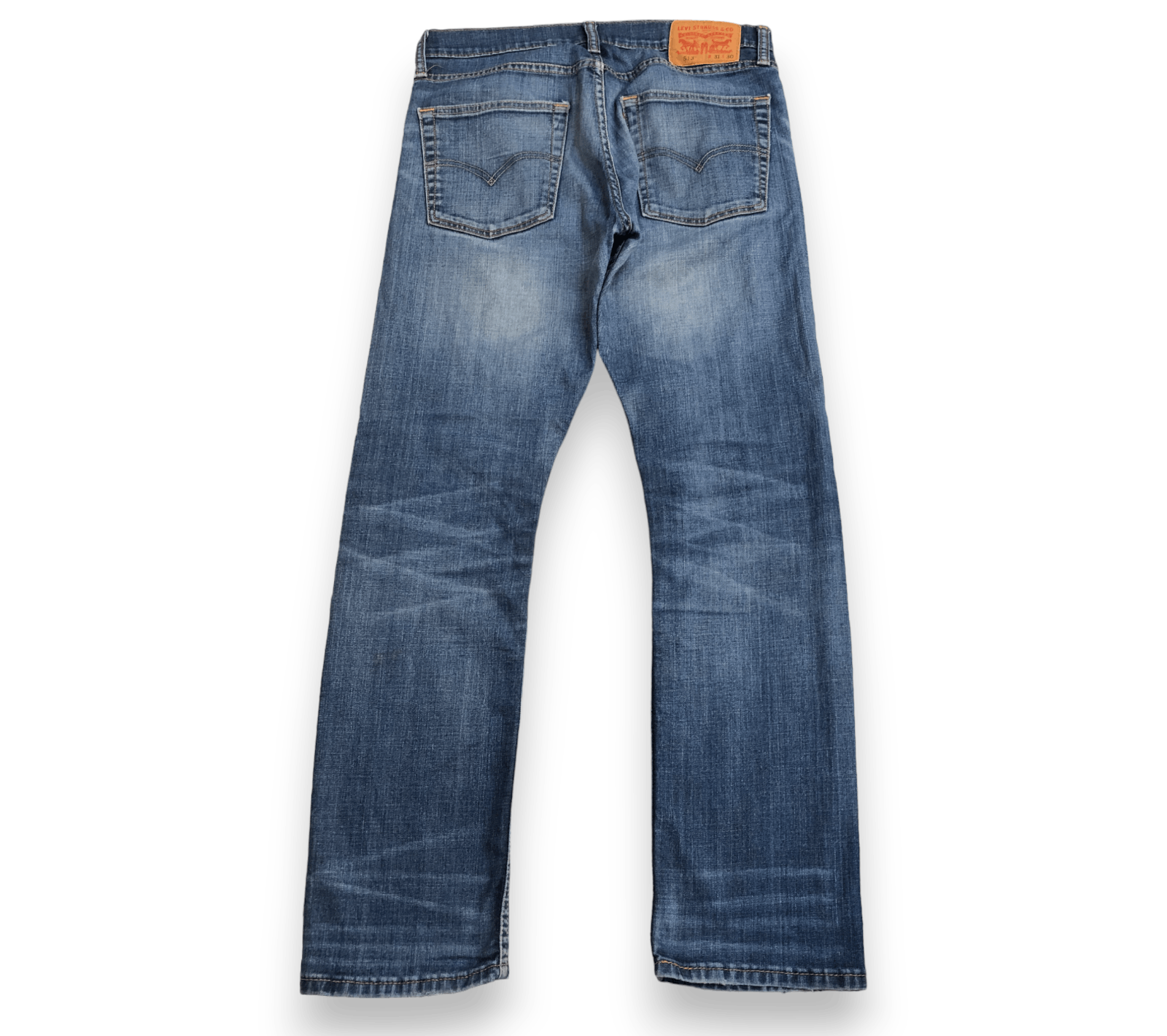 Levi's × Vintage Vintage Levis 513 Distressed Denim Slim Jeans L515 Size US 30 / EU 46 - 2 Thumbnail