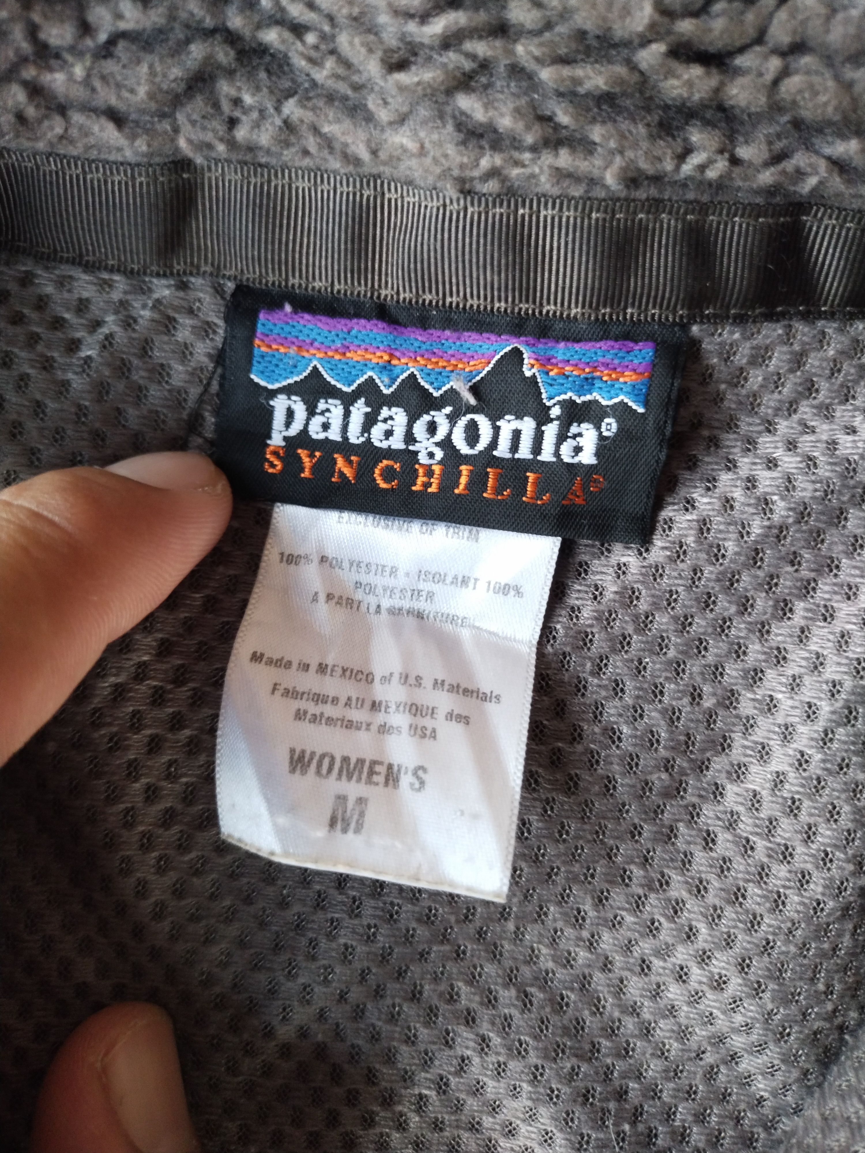 Patagonia Early 00's Patagonia Deep Pile Fleece Jacket Size M / US 6-8 / IT 42-44 - 10 Thumbnail