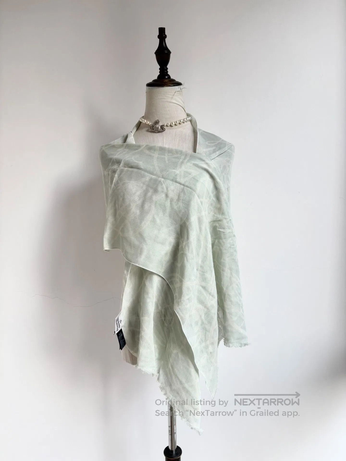 Vivienne Westwood Vivienne Westwood Vintage Mint Saturn Scarf. Size ONE SIZE - 5 Thumbnail
