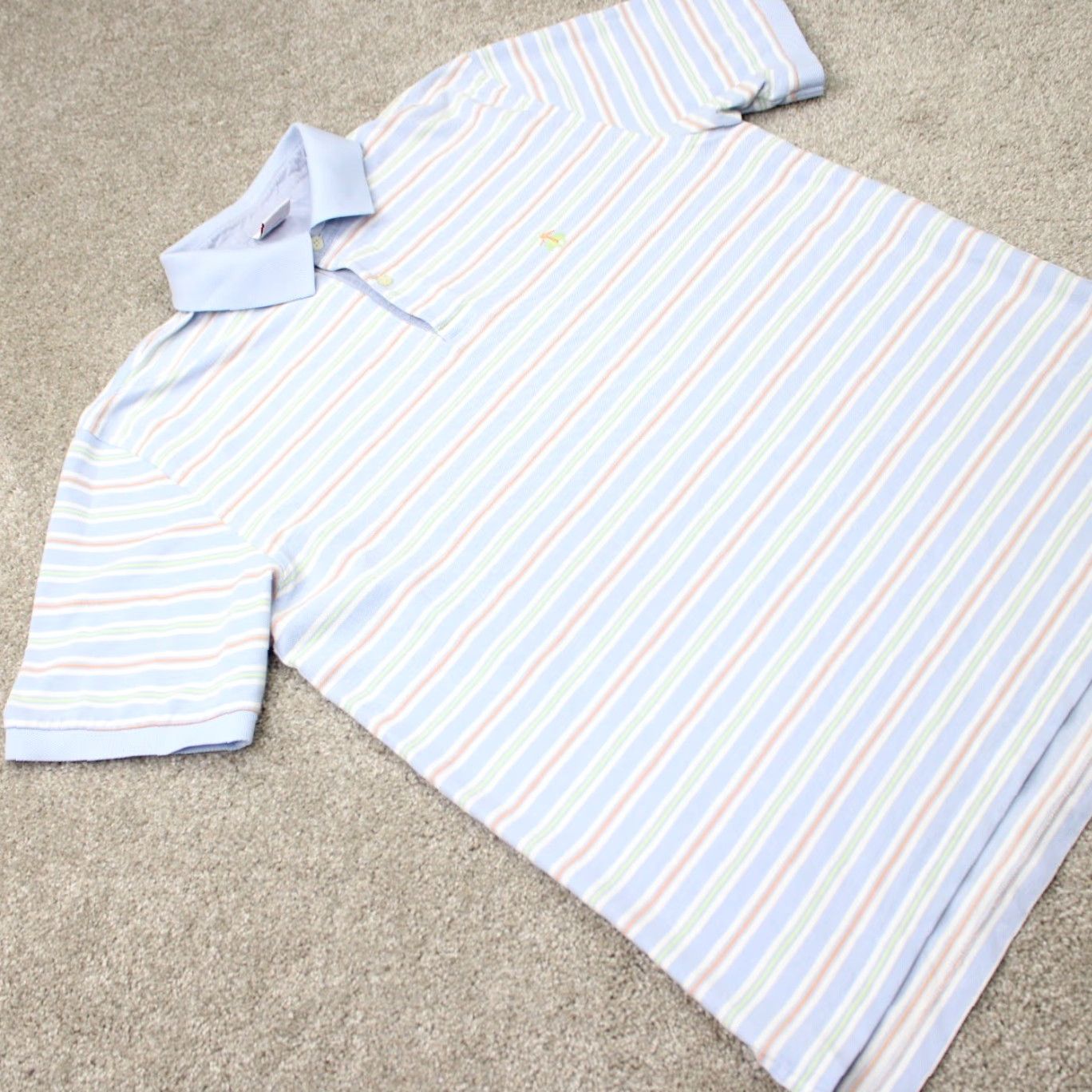 Brooks Brothers Brooks Brothers Polo Shirt Mens XL Blue 100% Cotton Short Sleeve Regular Fit Polo Shirt Size US XL / EU 56 / 4 - 6 Thumbnail