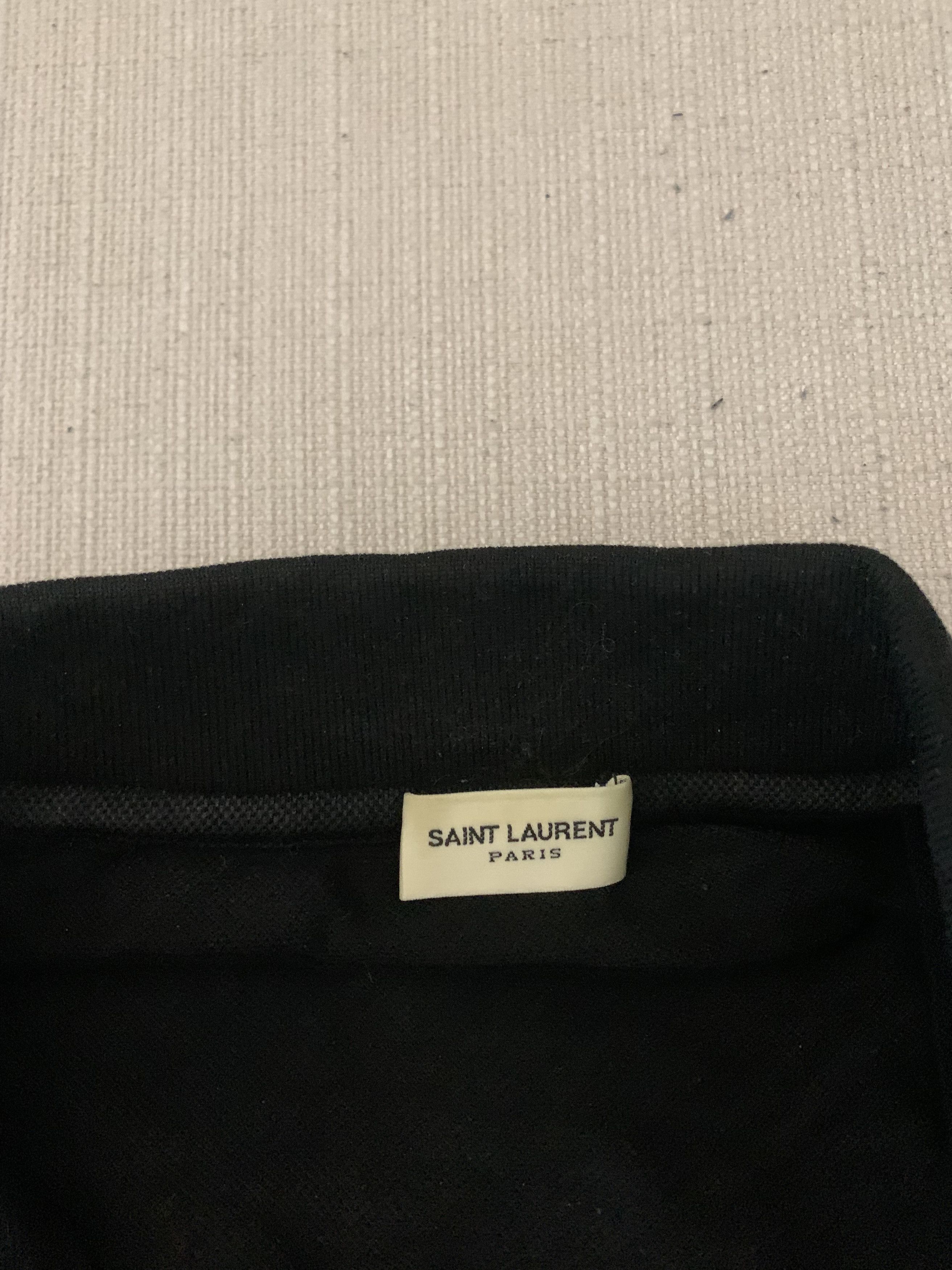Saint Laurent Paris Saint Laurent Logo-embroidered cotton-piqué polo shirt Size US S / EU 44-46 / 1 - 2 Thumbnail