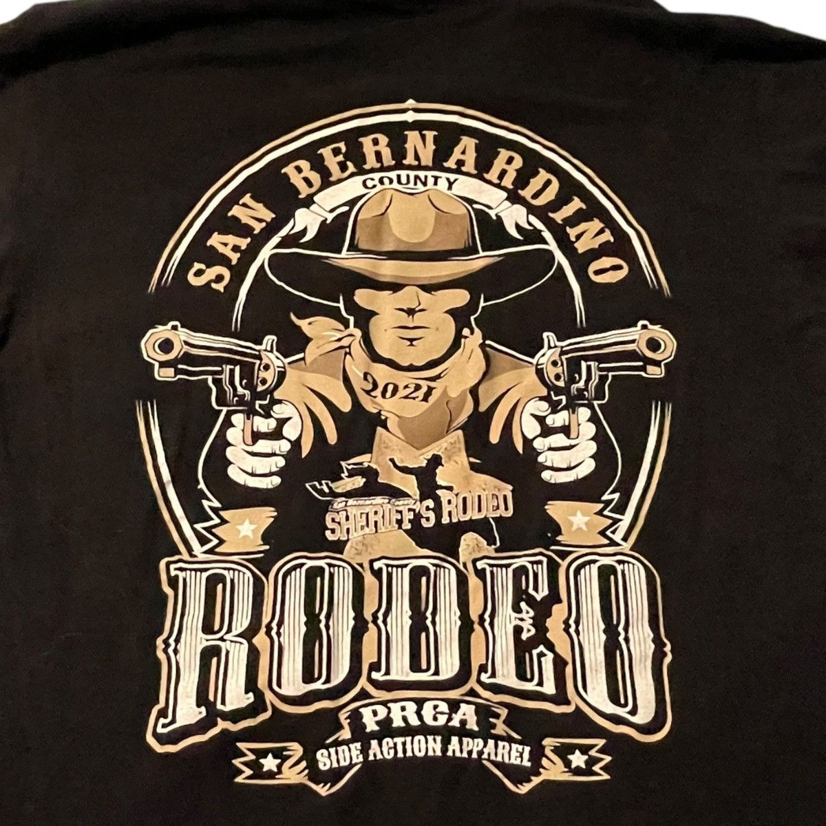 Next Level Apparel 2021 PRCA San Bernardino Sheriff’s Rodeo Event Tee Adult LG Size US L / EU 52-54 / 3 - 4 Thumbnail