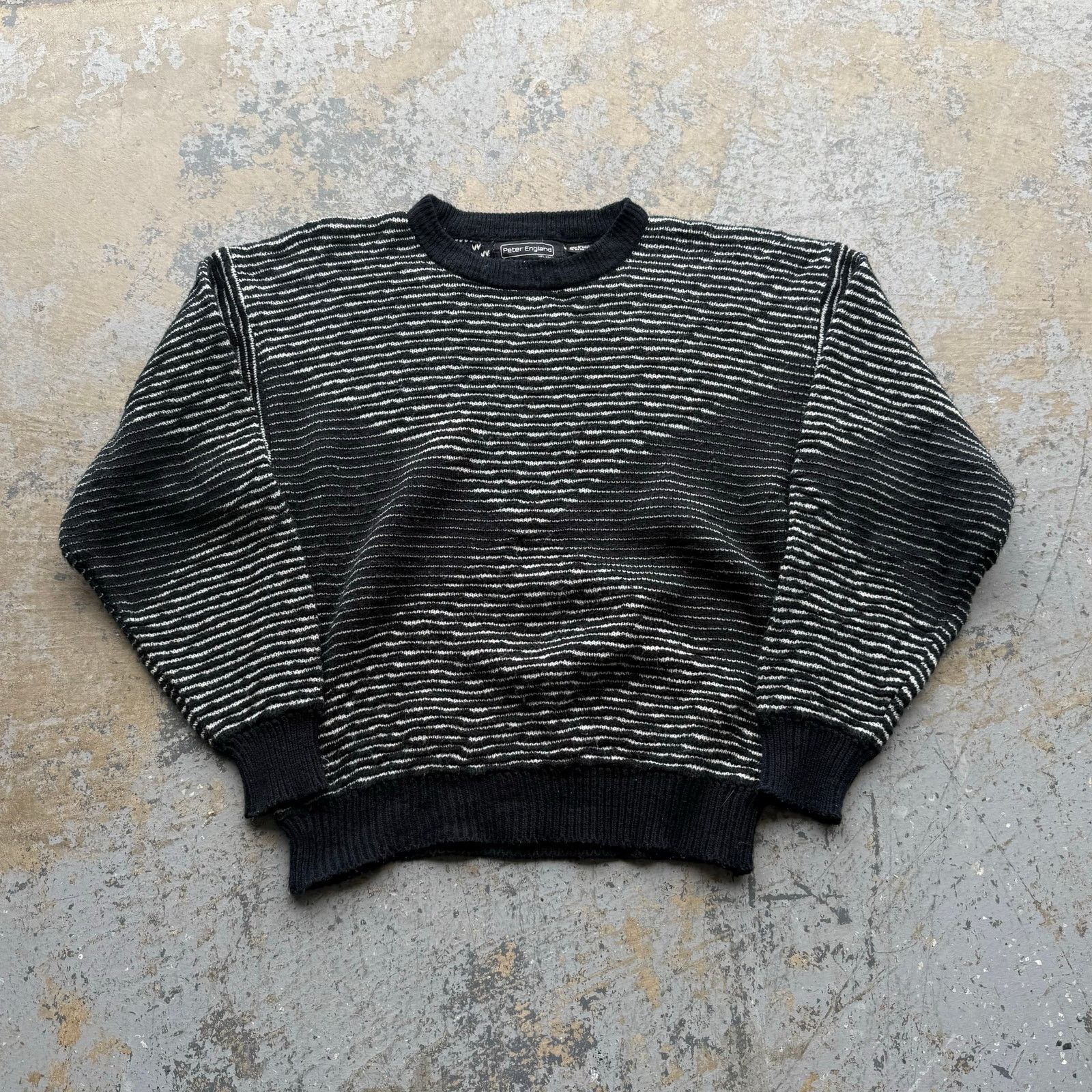 Vintage Vintage Patterned Knit Sweater Size US L / EU 52-54 / 3 - 1 Thumbnail