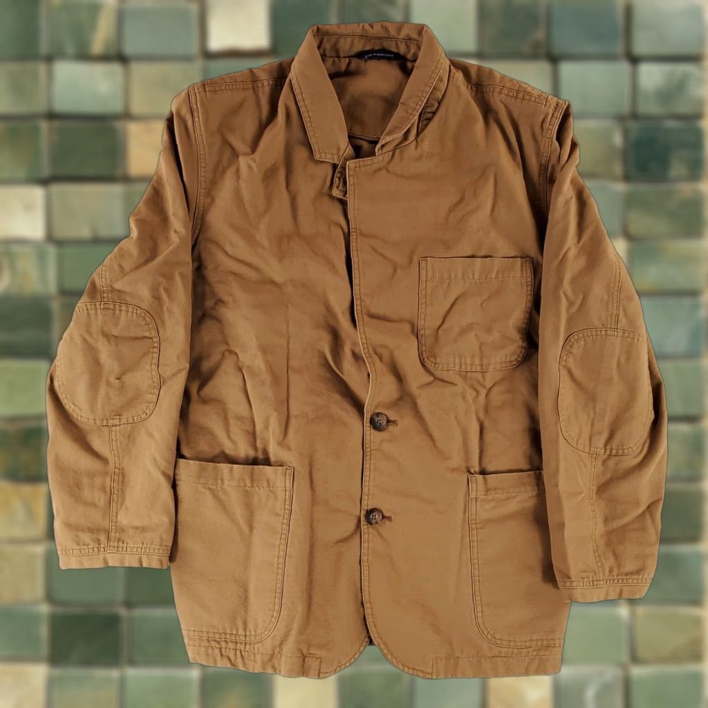 CO Duluth Trading Co Ojai Chore Jacket Blazer Brown Long Sleeve Mens L Size US L / EU 52-54 / 3 - 1 Thumbnail