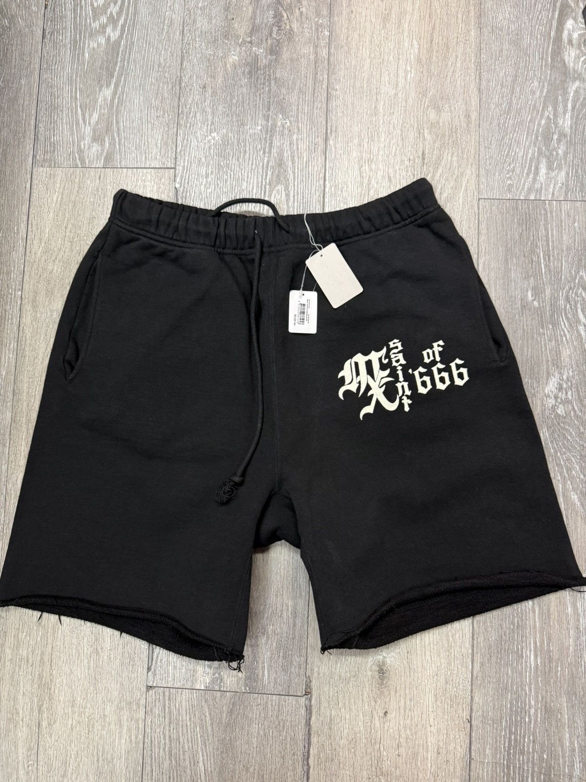 Saint Michael Saint Michael Logo Print Sweatshort Size US 34 / EU 50 - 1 Thumbnail
