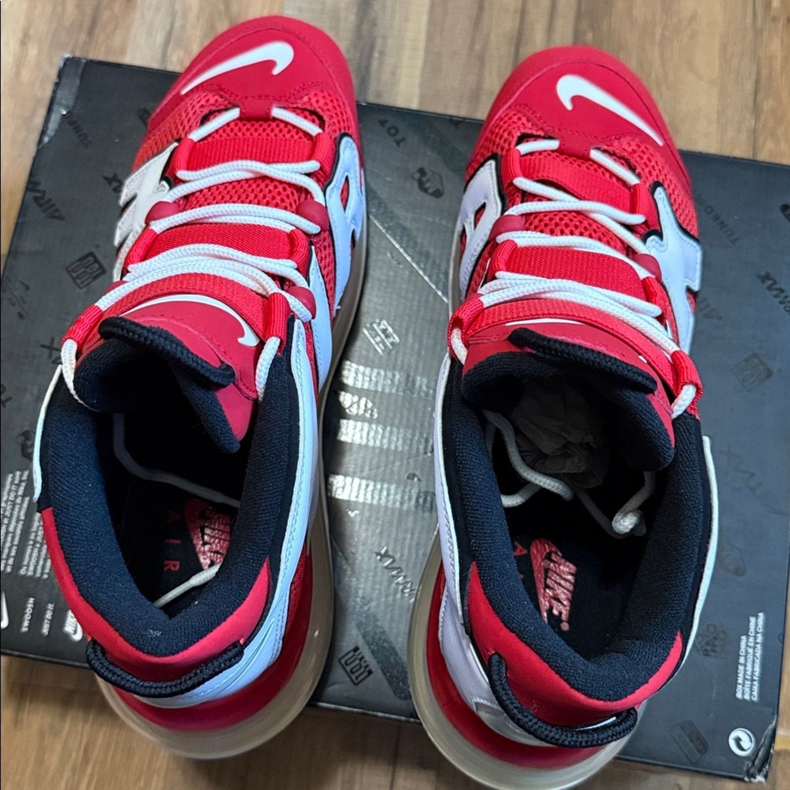 Nike Nike Air More Uptempo 720 QS 2 Varsity Red Size US 11 / EU 44 - 5 Thumbnail