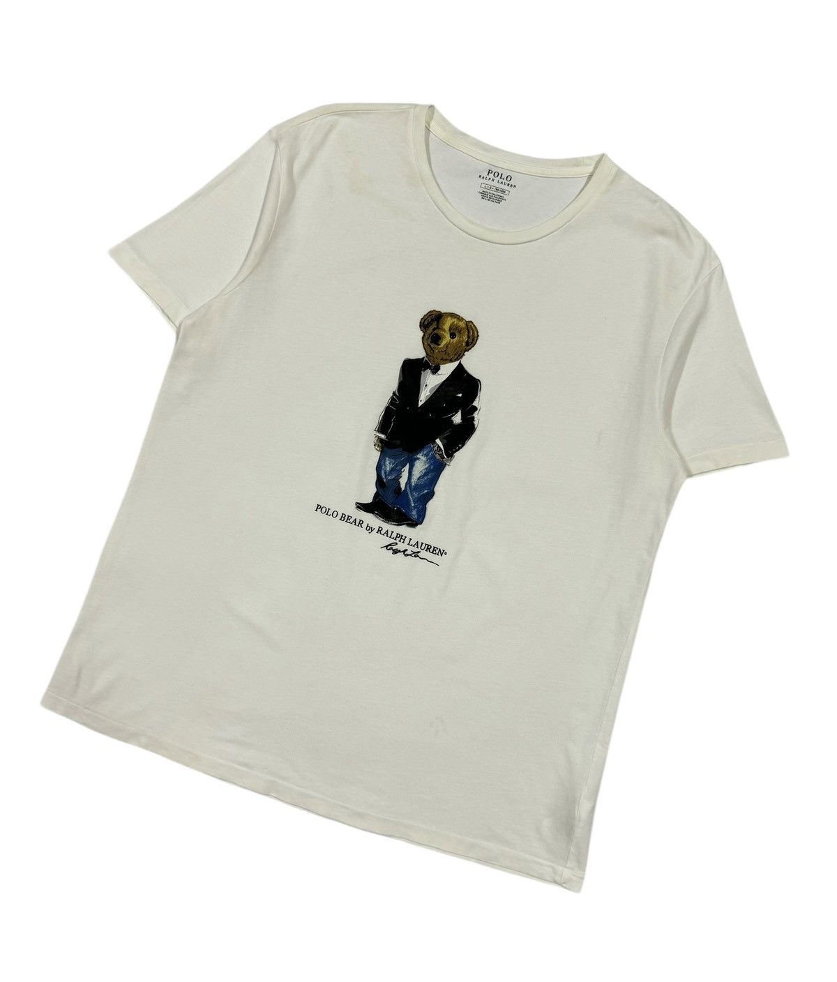 Polo Ralph Lauren × RRL Ralph Lauren Polo Ralph Lauren By Polo Bear Tee Size US L / EU 52-54 / 3 - 6 Thumbnail