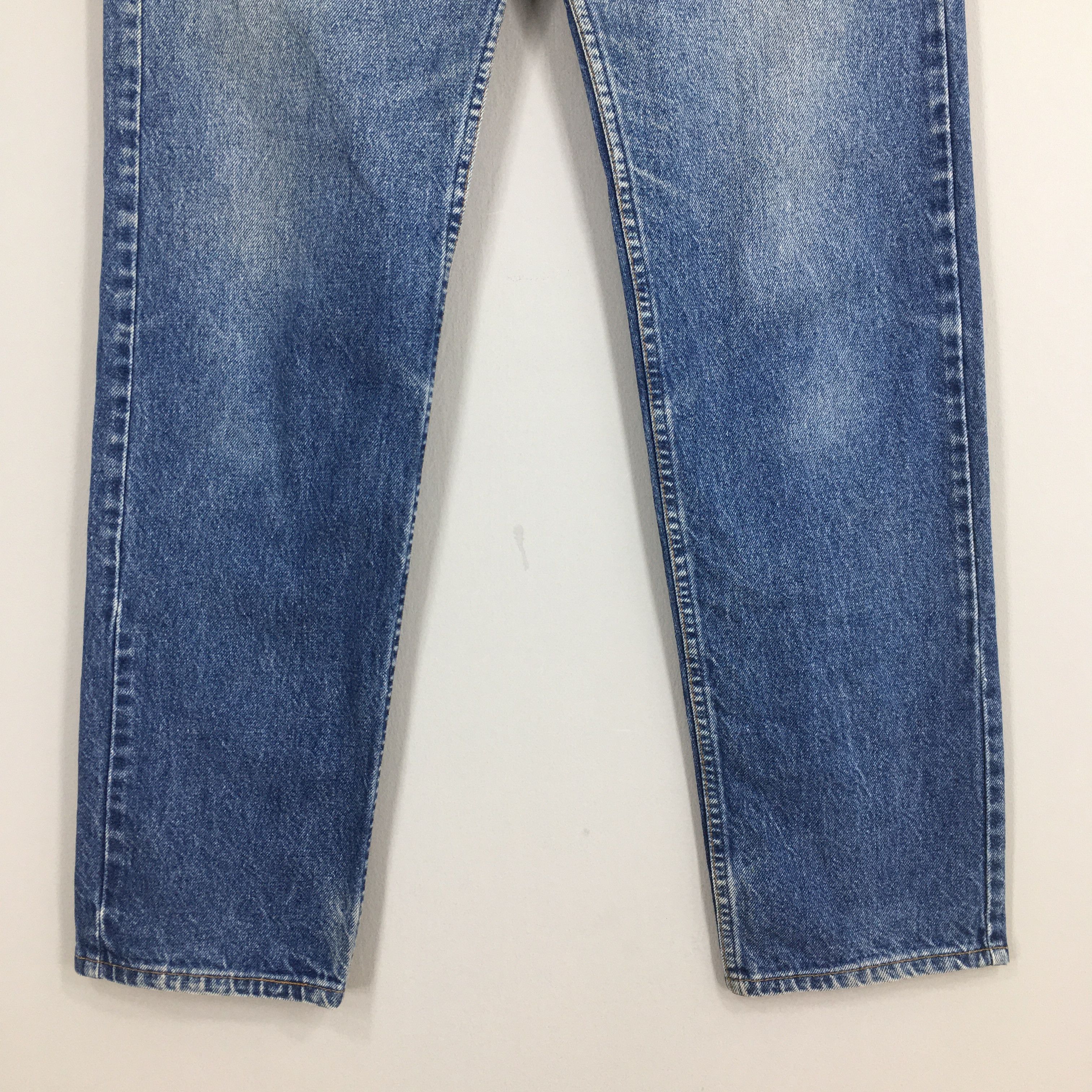 Levi's Size 31x30 Vintage 80s Levi's 505 Faded Blue Jeans S573 Size US 31 - 4 Thumbnail