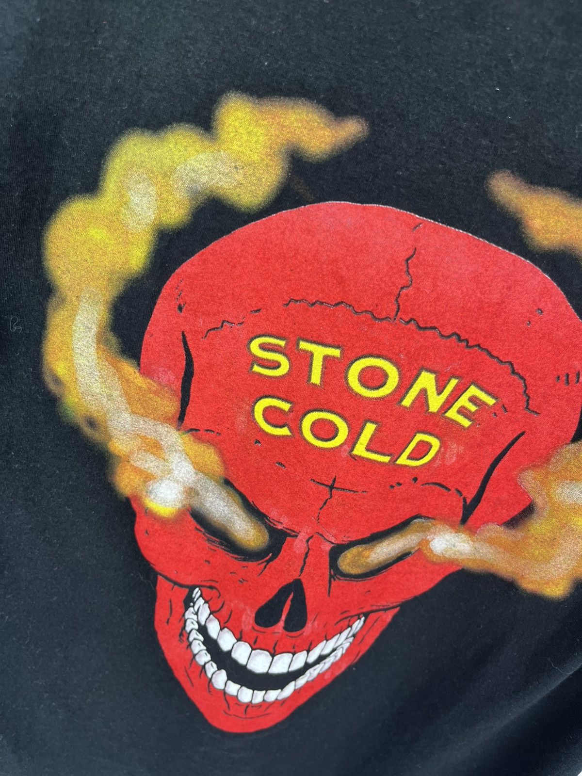 WWE Austin 3:16 Stone Cold Steve Flaming Skull T-Shirt WWF WWE Size US M / EU 48-50 / 2 - 4 Thumbnail