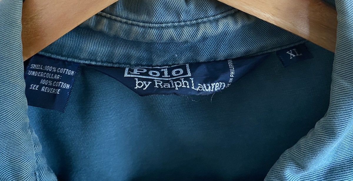 Vintage Rare Design Vintage Polo Ralph Lauren Sun Faded Jacket 1990s Size US XL / EU 56 / 4 - 5 Thumbnail