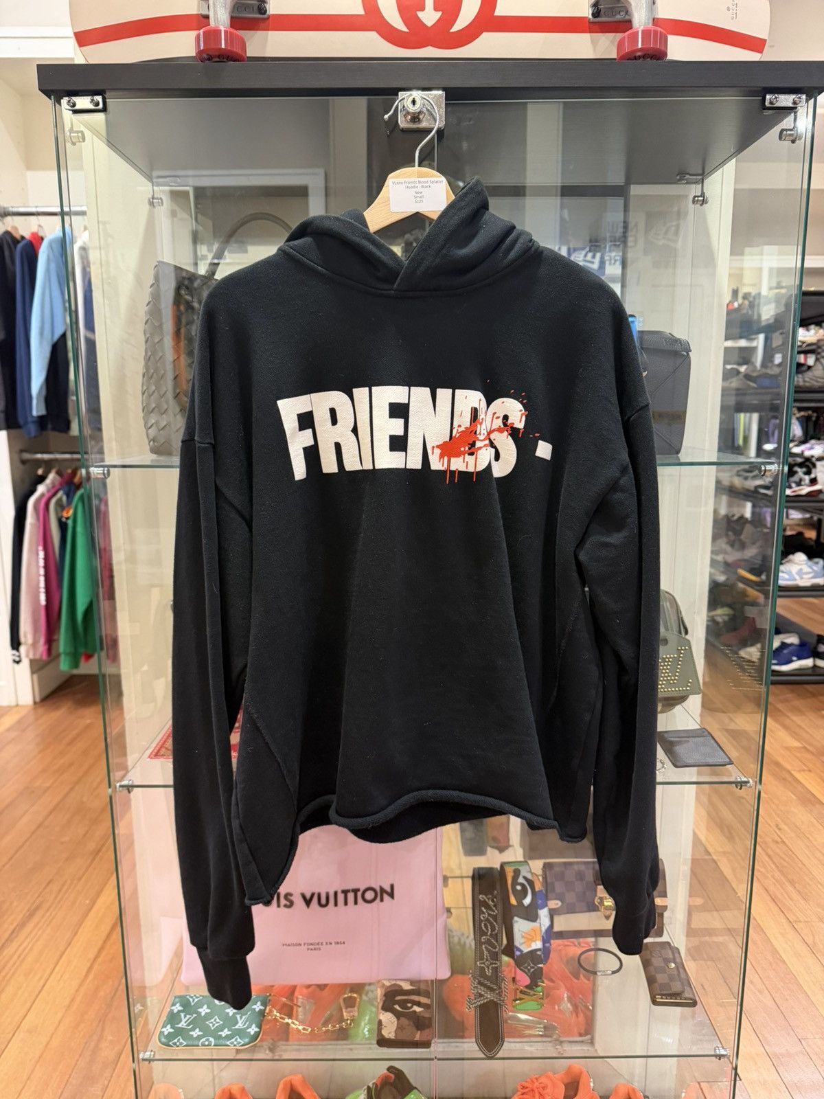 Vlone Vlone Friends Blood Slatter Hoodie Size US S / EU 44-46 / 1 - 1 Thumbnail