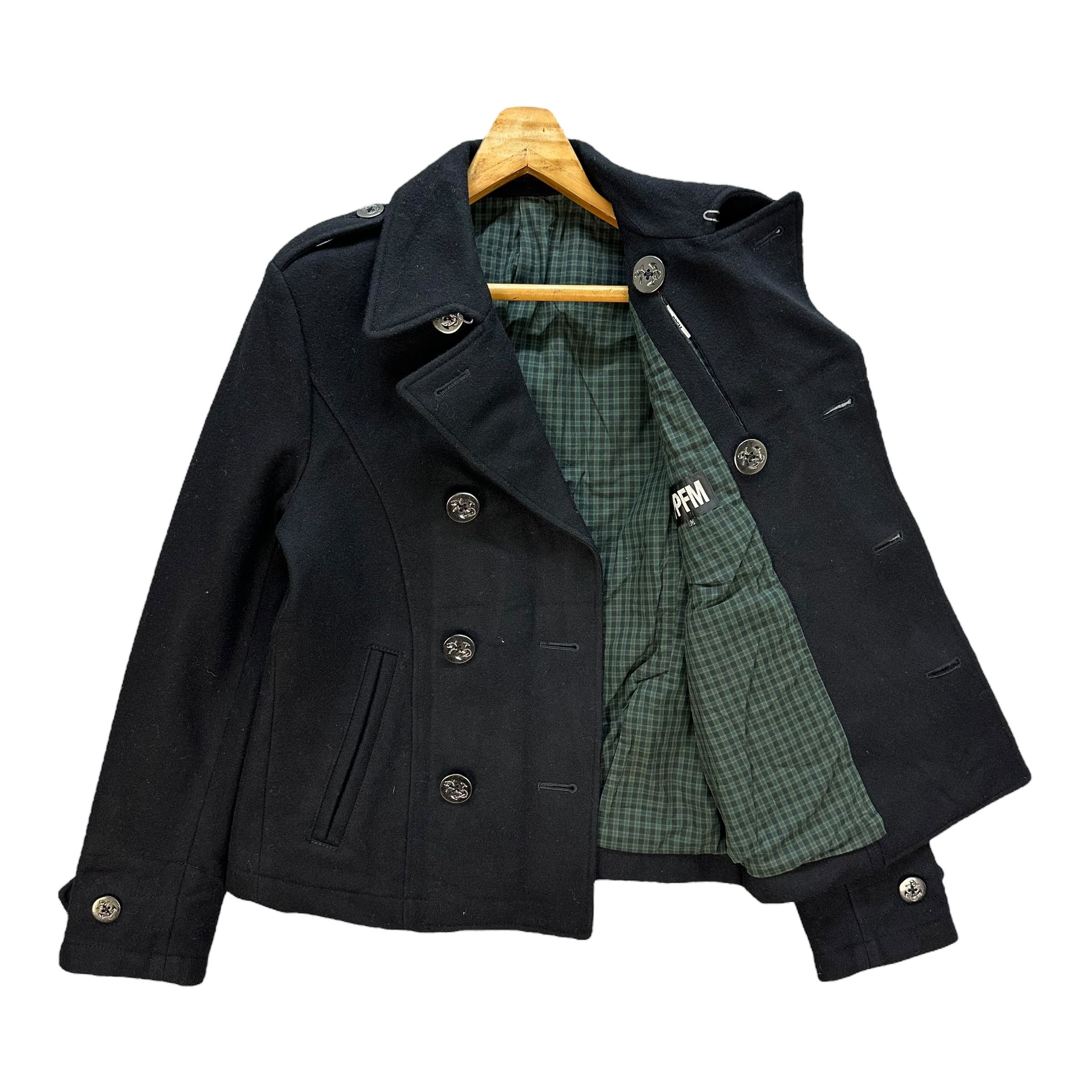 PPFM PPFM Double Breasted Wool Jacket #A65-1563 Size US M / EU 48-50 / 2 - 7 Thumbnail