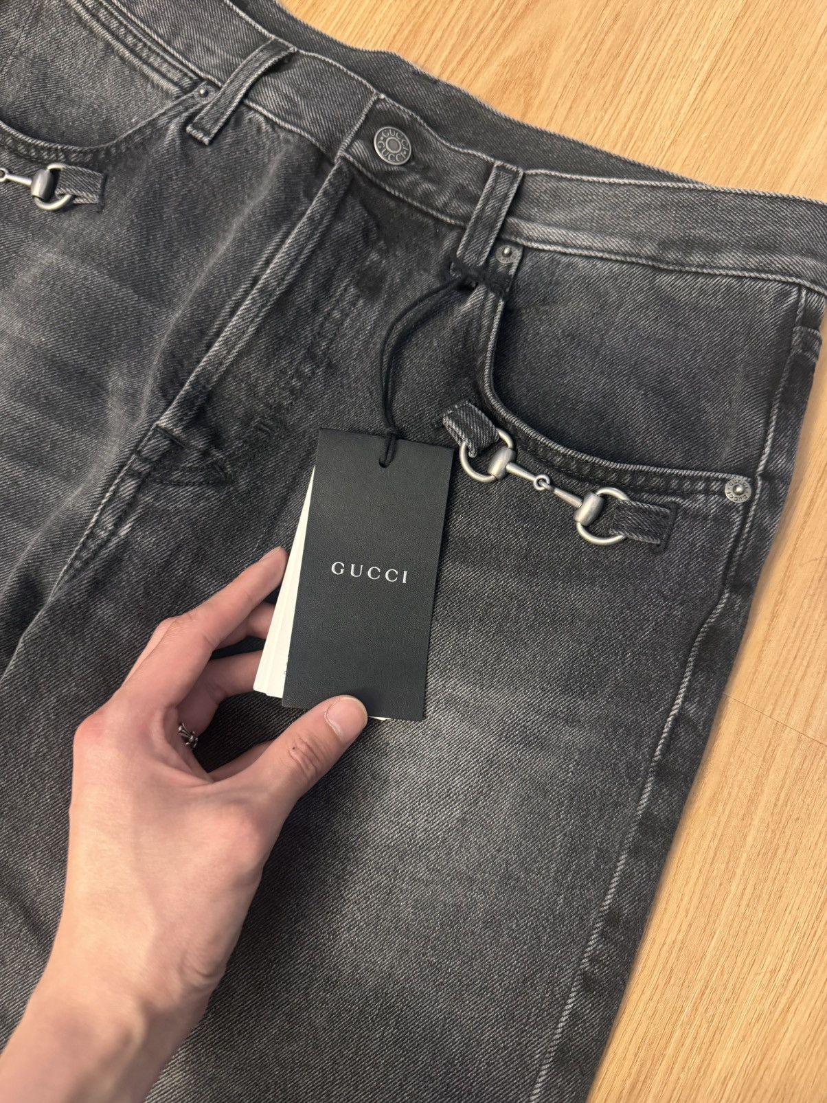 Gucci Gucci Horsebit Denim Size US 29 - 2 Thumbnail