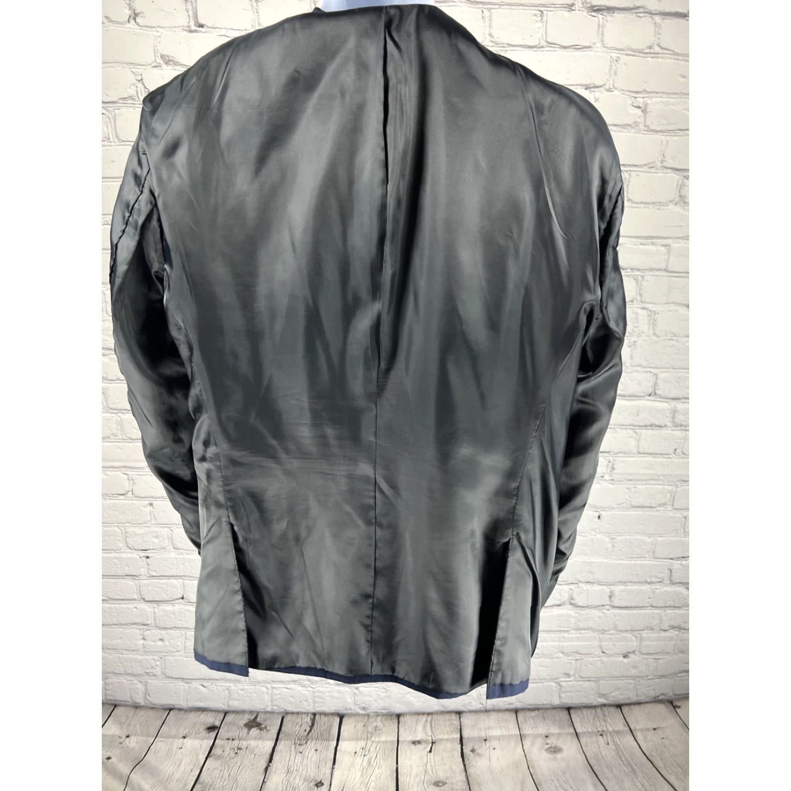 Vintage Giorgio Napoli Blazer Single-Breasted Notch 2-Button Blue 44R Men's Jacket Classic Fit Vintage No Size 44R - 6 Thumbnail