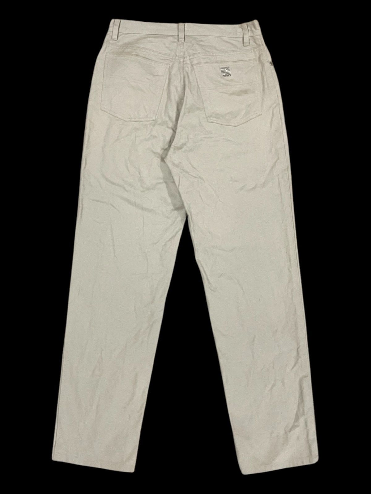 Yves Saint Laurent Y2K Yves Saint Lauren Pour Home Embroidery Plate Baggy Pants Size US 32 / EU 48 - 2 Thumbnail