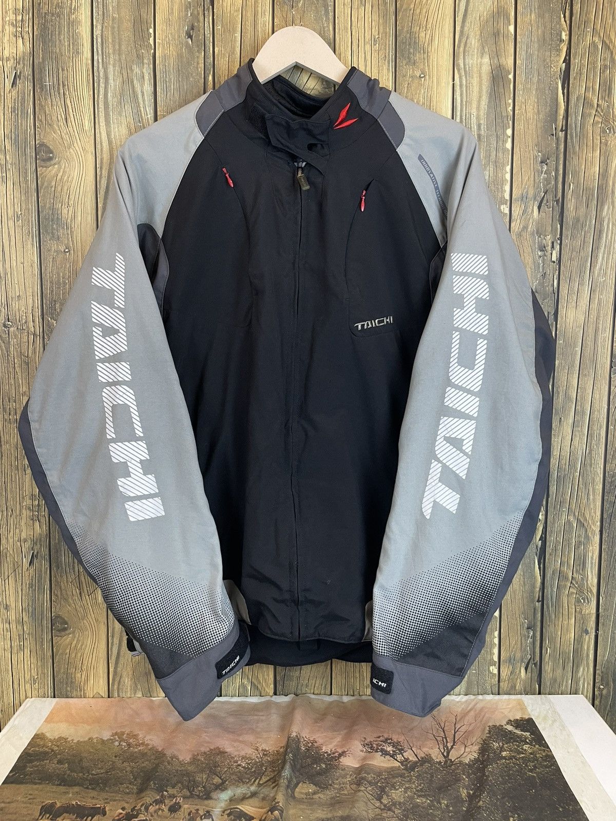 image of Taichi Racing Jacket in Grey, Men's (Size Medium)