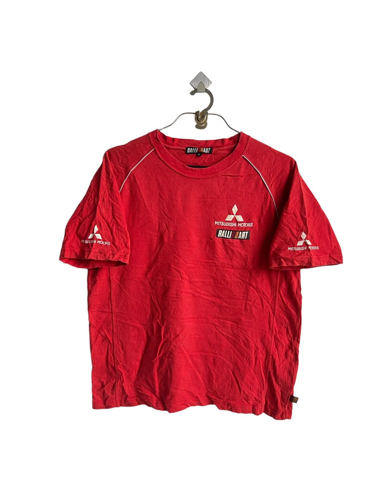 Gear for Sports × Vintage 1990s Ralli Art Mitsubishi Motorsport Pro Racing Staff Shirt Size US M / EU 48-50 / 2 - 4 Thumbnail
