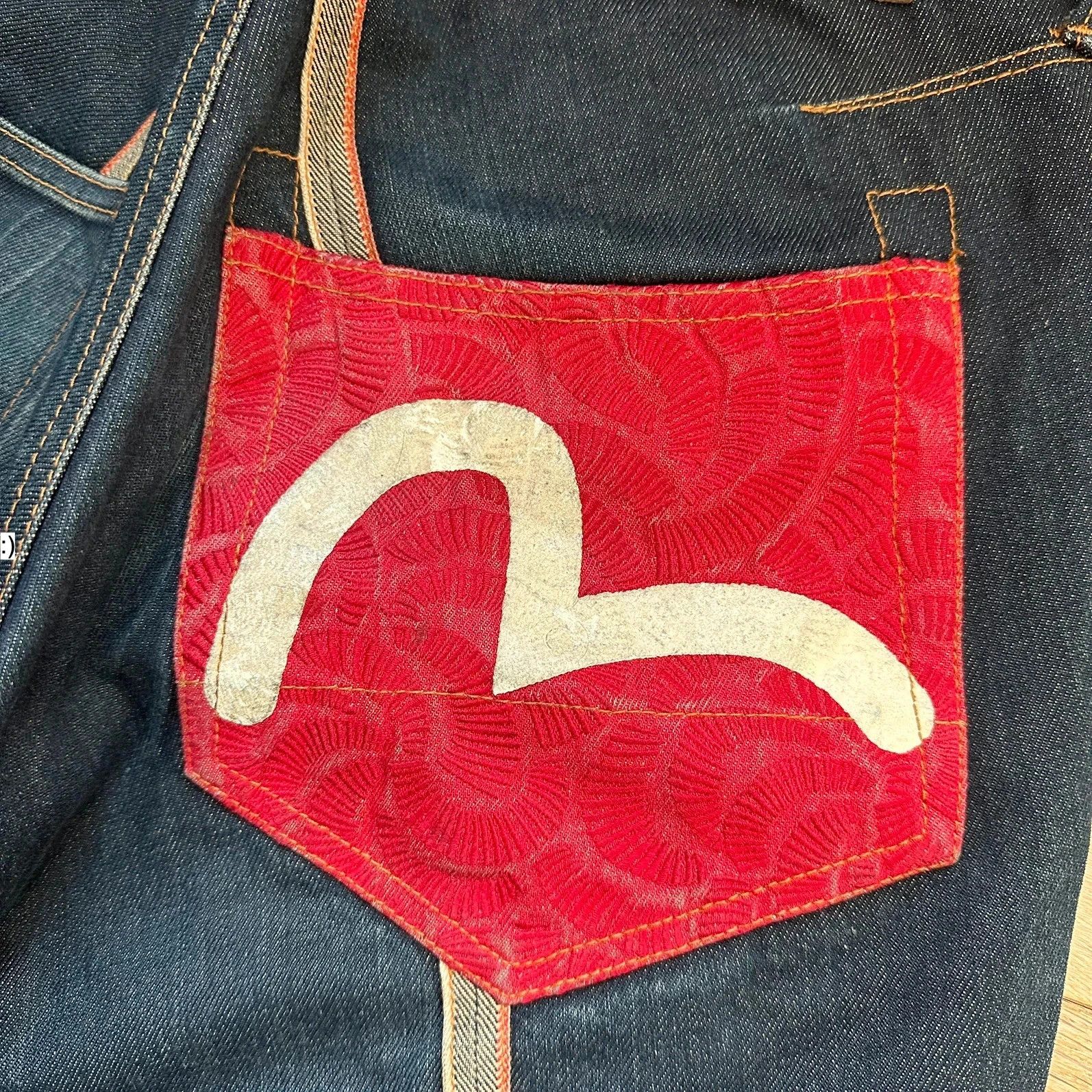 Evisu Jeans Evisu Seagull Lot 0445 Red/White Size US 28 / EU 44 - 3 Thumbnail