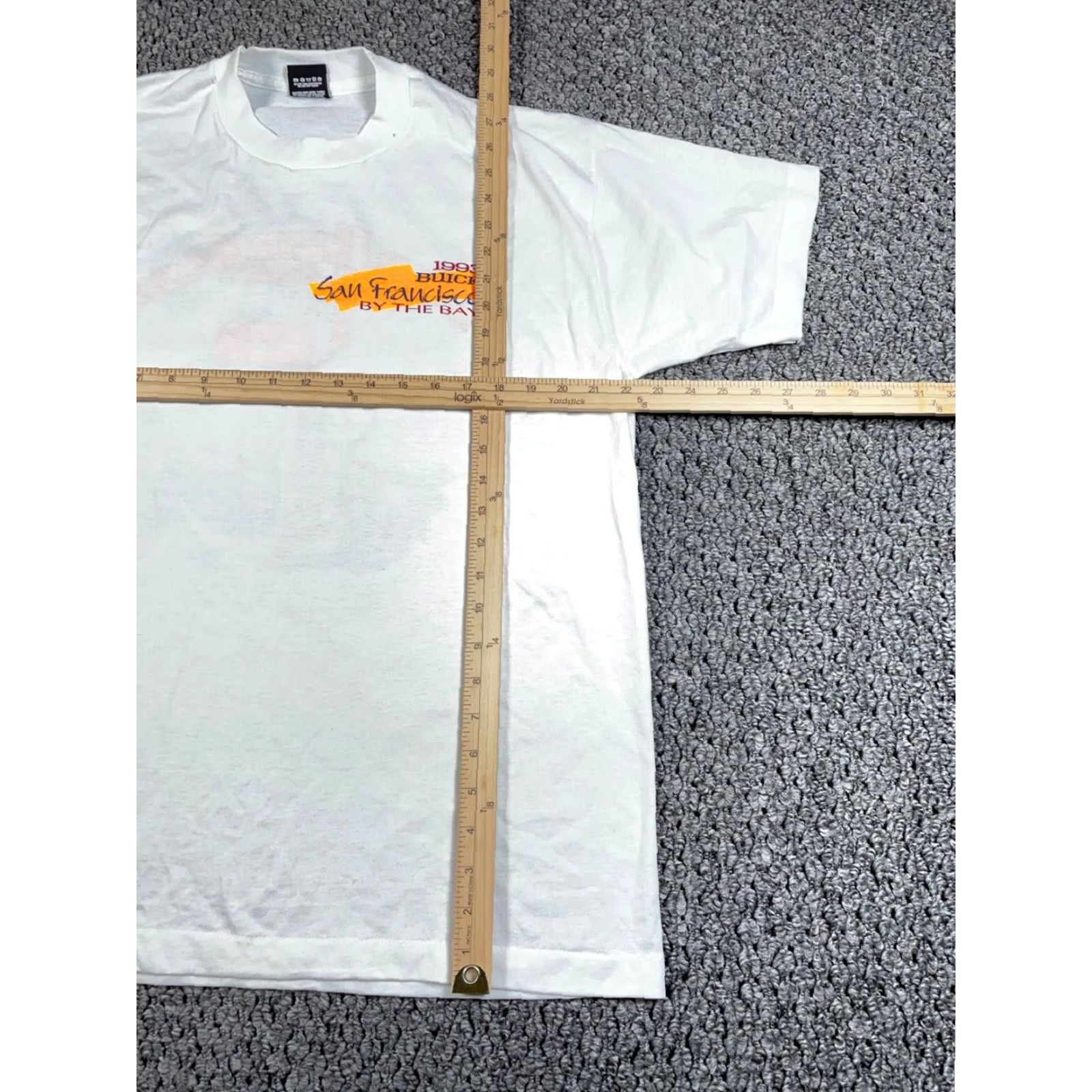 Vintage VTG Vintage San Francisco Buick By The Bay T-Shirt XL White Screen Stars Tag 1993 Size US XL / EU 56 / 4 - 6 Thumbnail