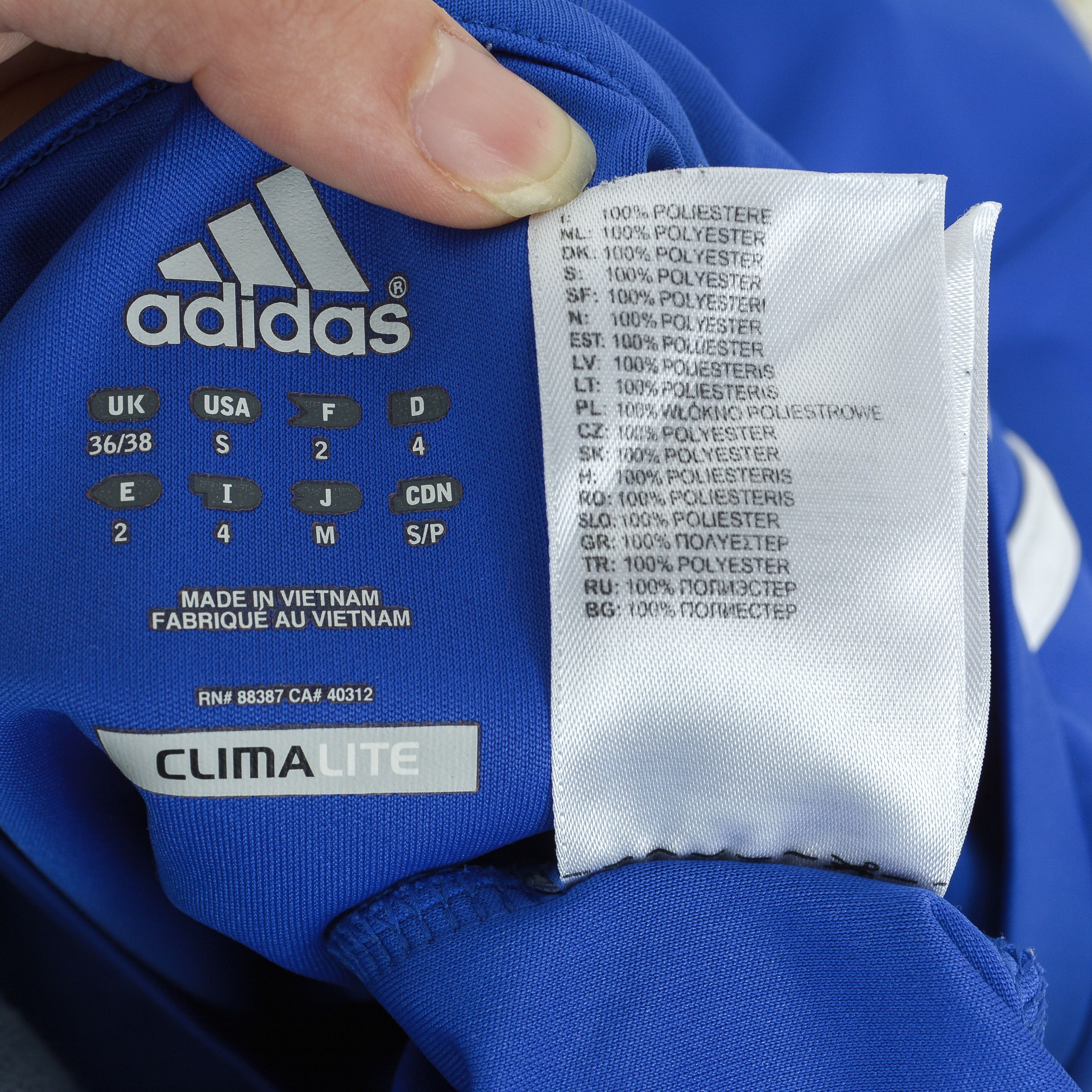 Adidas Oslo Valerenga S Fotball Skole UK 36/38 Soccer Jersey Shirt Size US S / EU 44-46 / 1 - 6 Thumbnail