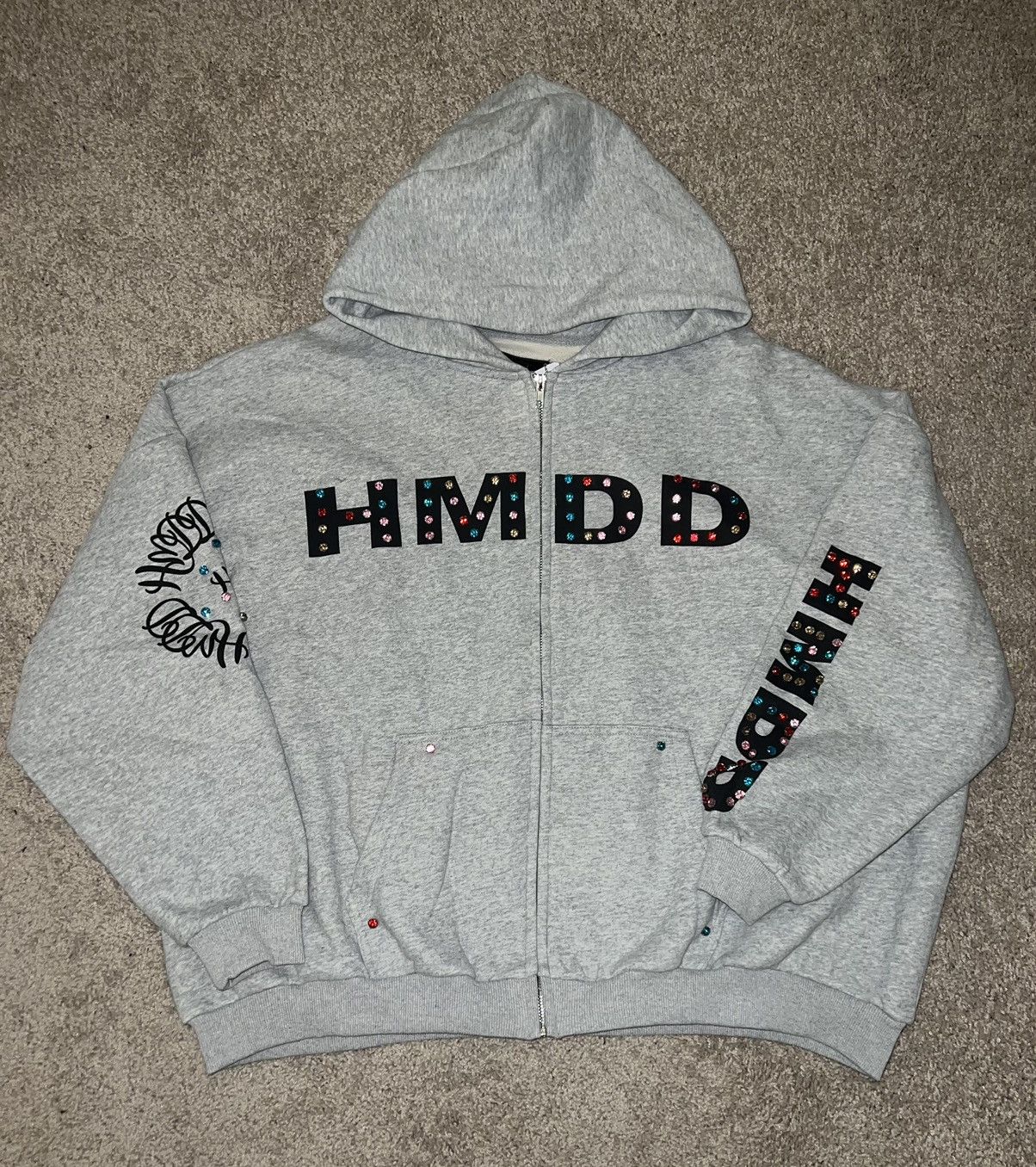 HMDD HMDD Chimestone Zip-Up Hoodie - Size XXL Size US XXL / EU 58 / 5 - 1 Thumbnail