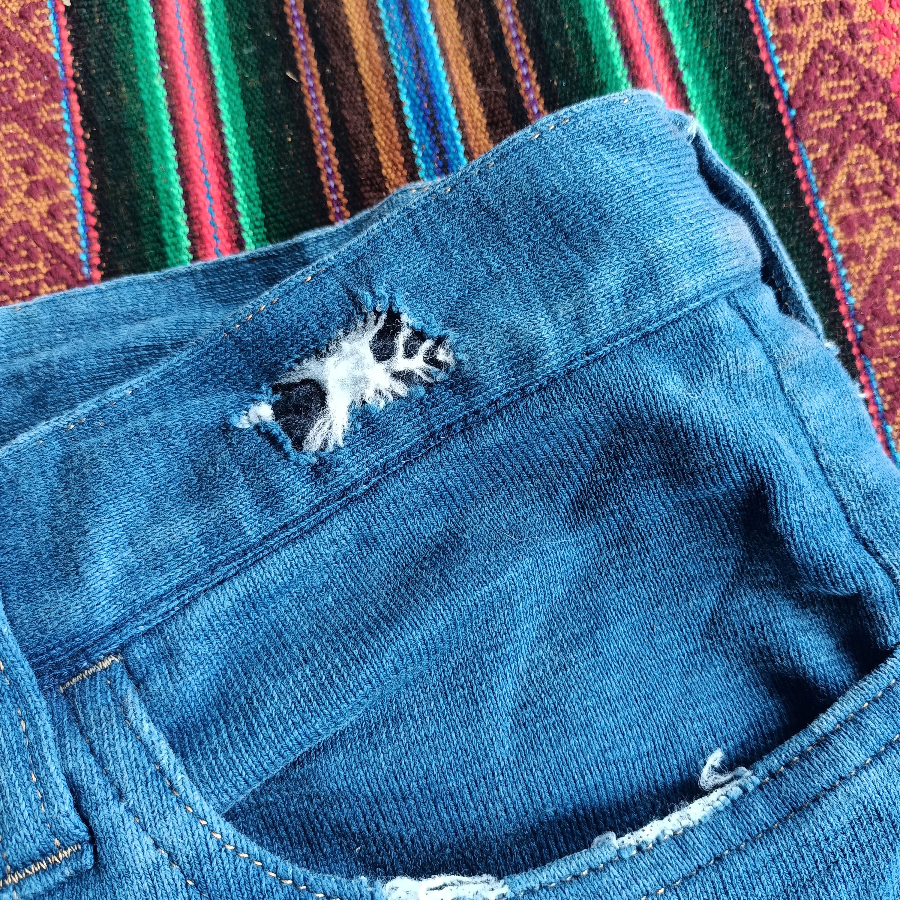 TALKING ABOUT THE ABSTRACTION Talking About The Abstraction buckle back ripped pants Size US 31 - 8 Thumbnail