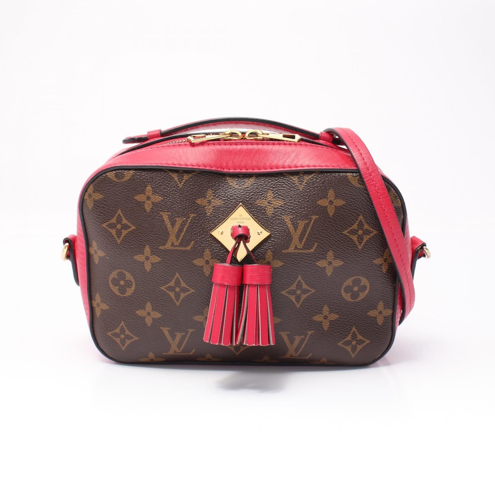 Louis Vuitton Louis Vuitton Saintonge Monogram Freesia Shoulder Bag Leather Brown Pink Purple Size ONE SIZE - 1 Thumbnail