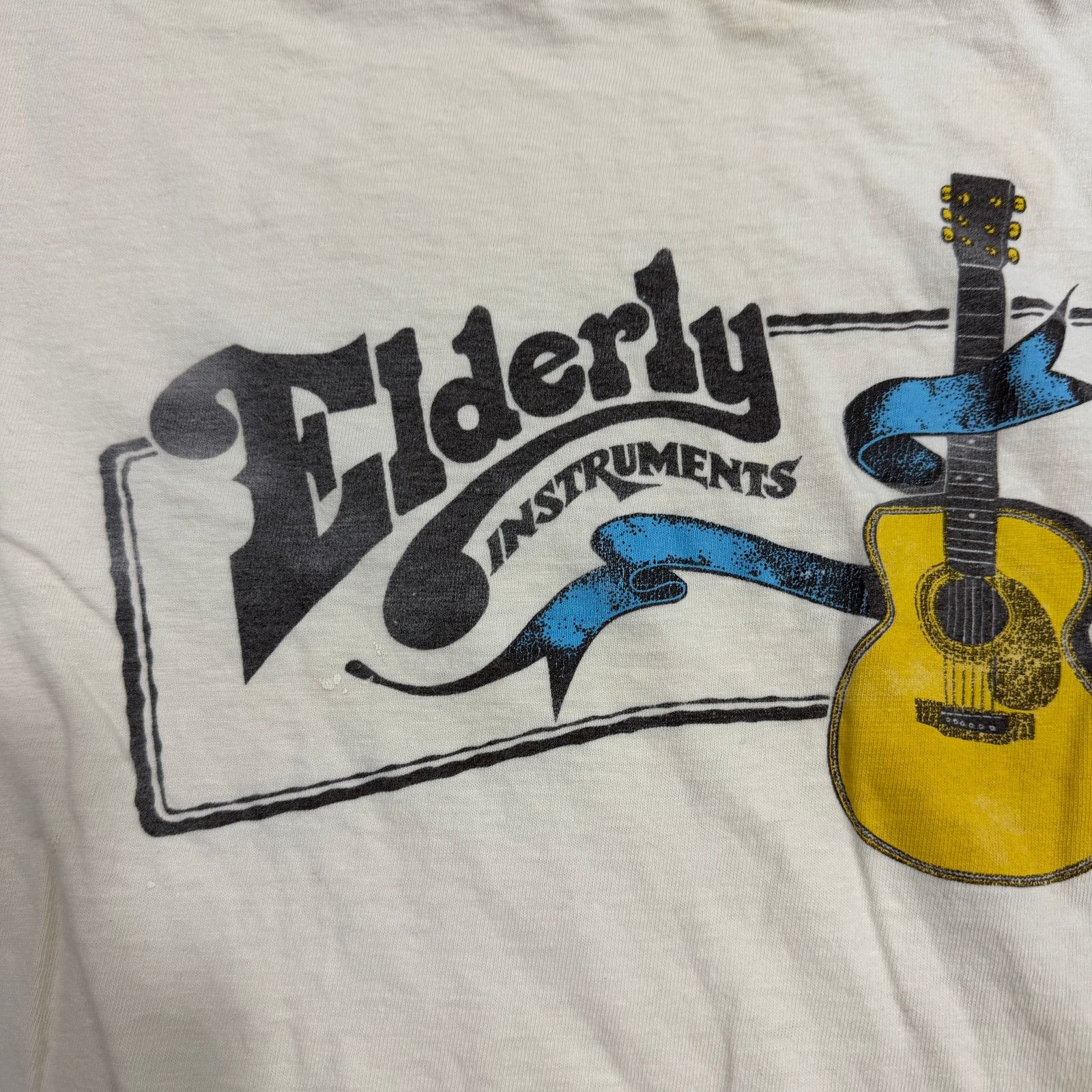 Vintage Vintage Elderly Instruments Shirt Size Medium Ivory 80s Size US M / EU 48-50 / 2 - 5 Thumbnail