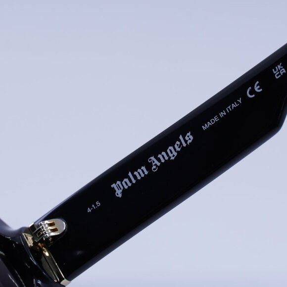 Palm Angels Palm Angels PERI102 WILLOW 1007 Sunglasses Black Rectangle Size ONE SIZE - 6 Thumbnail