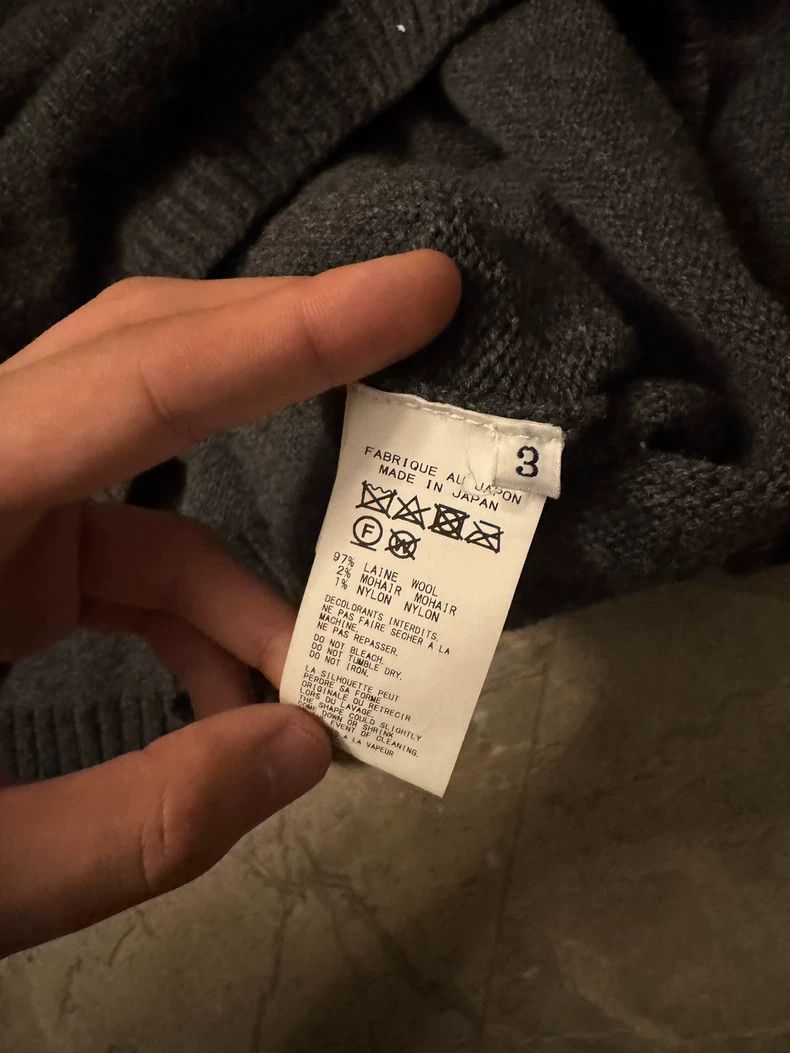 Yohji Yamamoto Yohji Yamamoto Grey Turtleneck Sweater Size US L / EU 52-54 / 3 - 4 Thumbnail