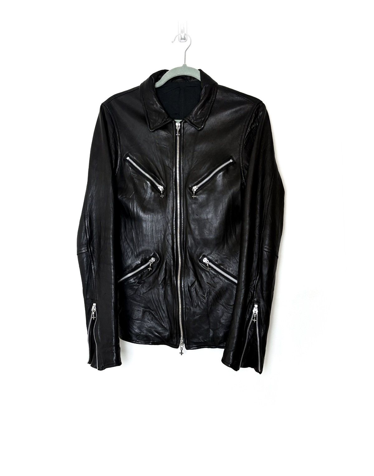 Japanese Brand Eyefunny Lambskin Leather Jacket Size US M / EU 48-50 / 2 - 2 Thumbnail