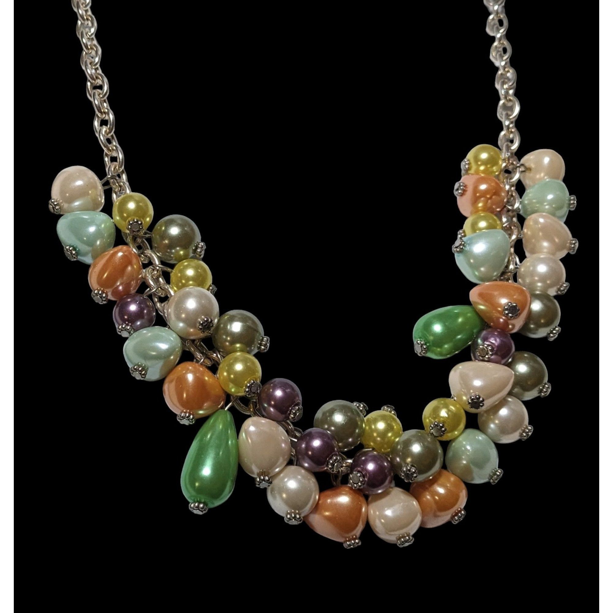 Other Pier 1 Imports Pastel Pearl Cluster Necklace Size ONE SIZE - 3 Thumbnail