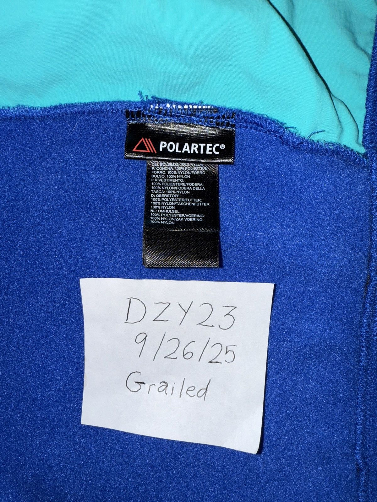 Supreme × The North Face Supreme Blue North Face Fleece Jacket Sz L Size US L / EU 52-54 / 3 - 3 Thumbnail