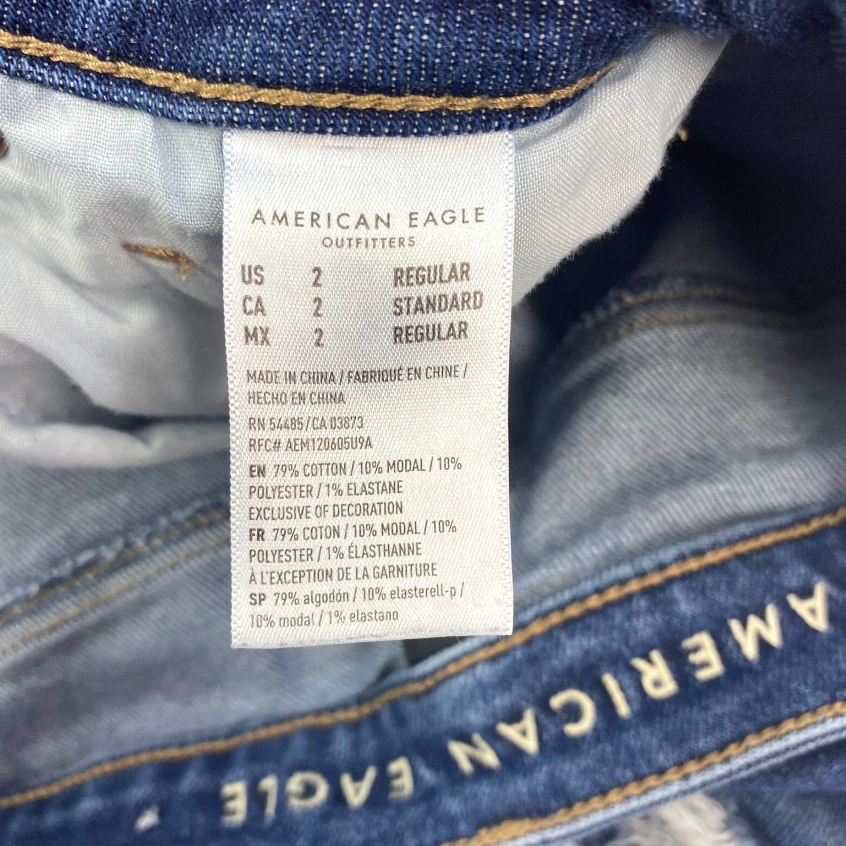 American Eagle Outfitters VINTAGE No Size 26" / US 2 / IT 38 - 7 Thumbnail