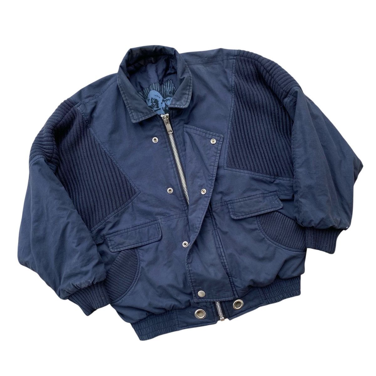 Japanese Brand 💥Ruck Dam Style Bomber Jacket Size US L / EU 52-54 / 3 - 1 Thumbnail