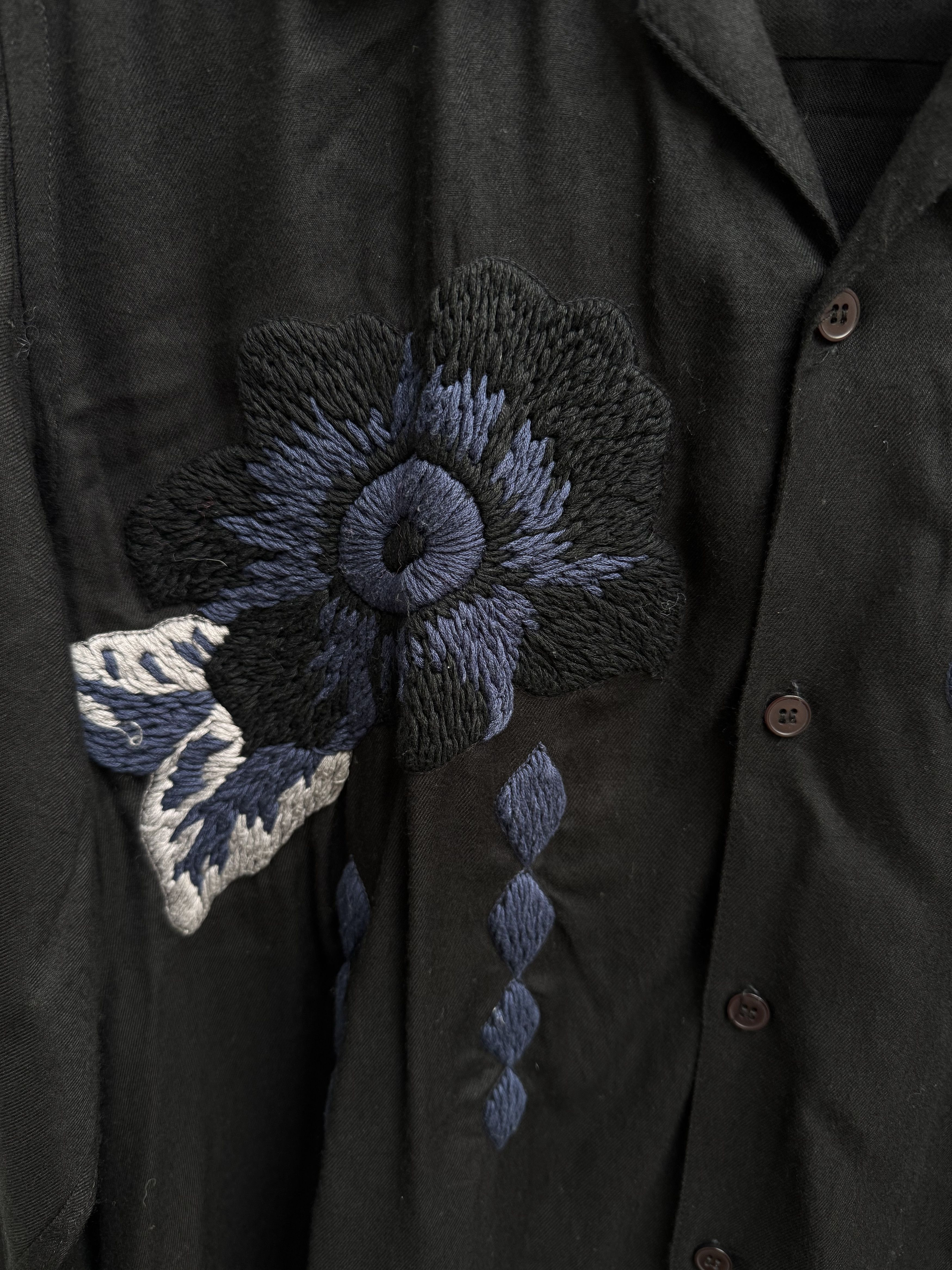 NOMA t.d Rayon embroidered shirt Size US M / EU 48-50 / 2 - 3 Thumbnail