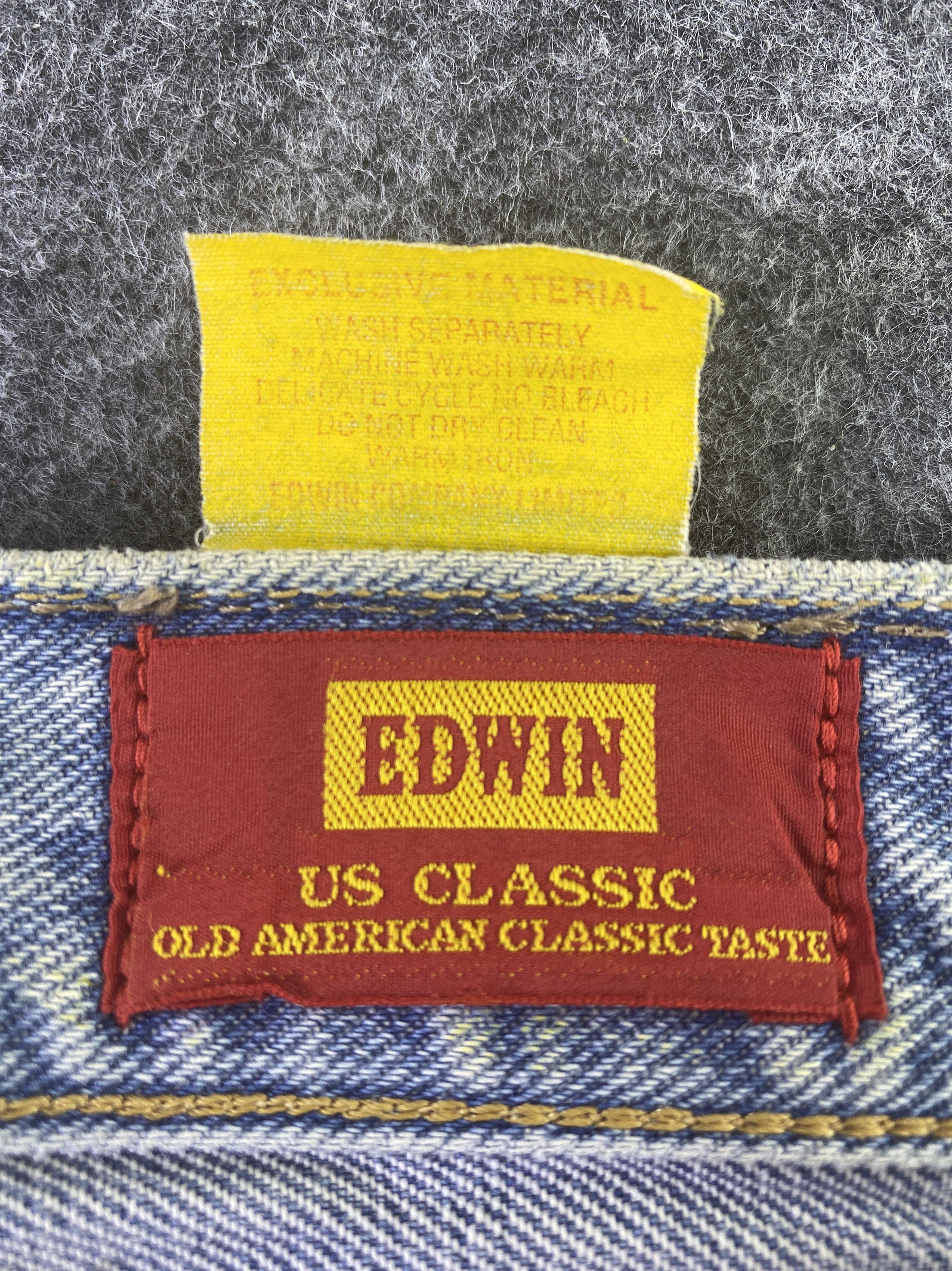 Edwin Edwin 604 Distress Blue Wash Denim - J903 Size US 29 - 8 Thumbnail