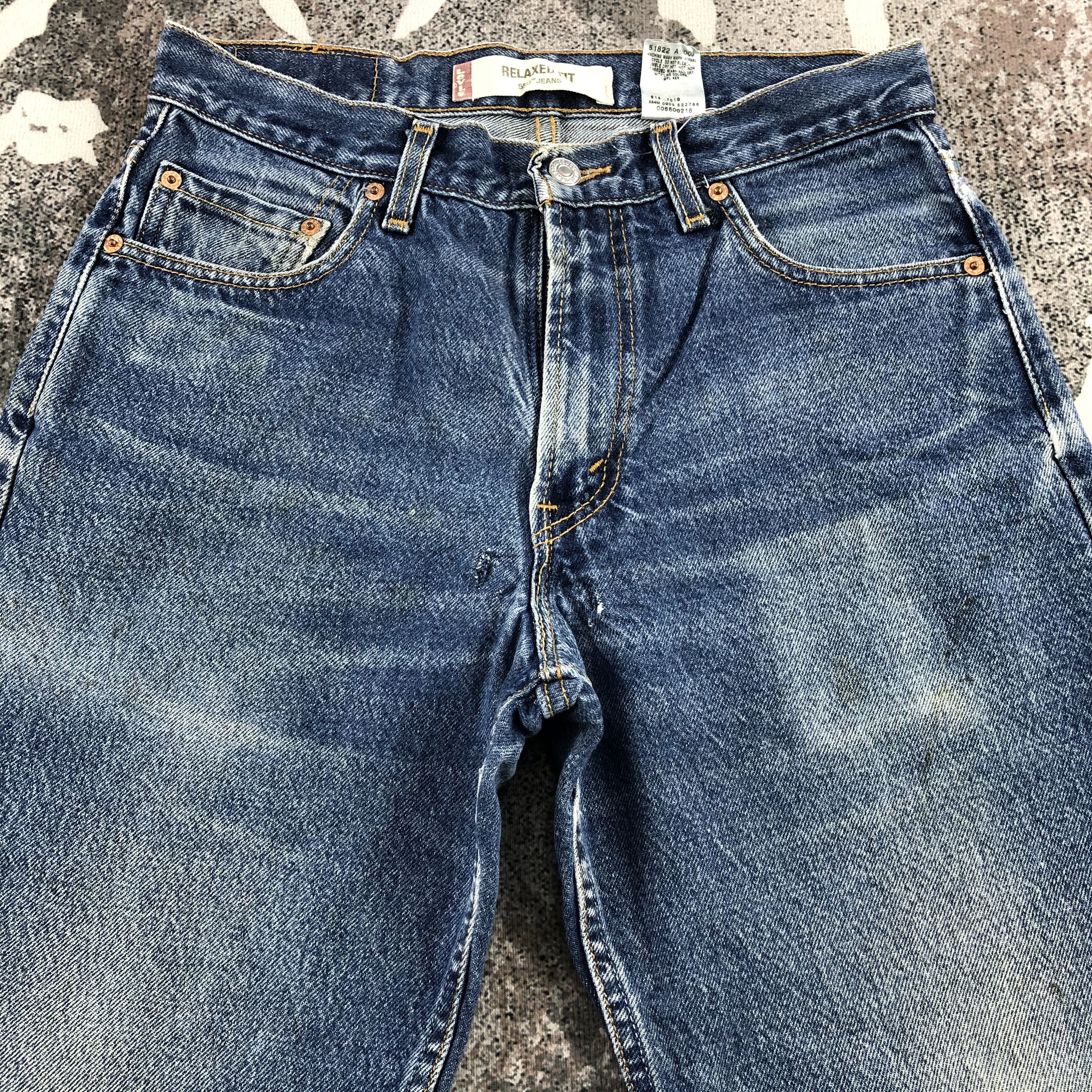 Levi's Vintage Levi's 550 Jeans Faded Blue Denim KJ993 Size US 30 / EU 46 - 3 Thumbnail