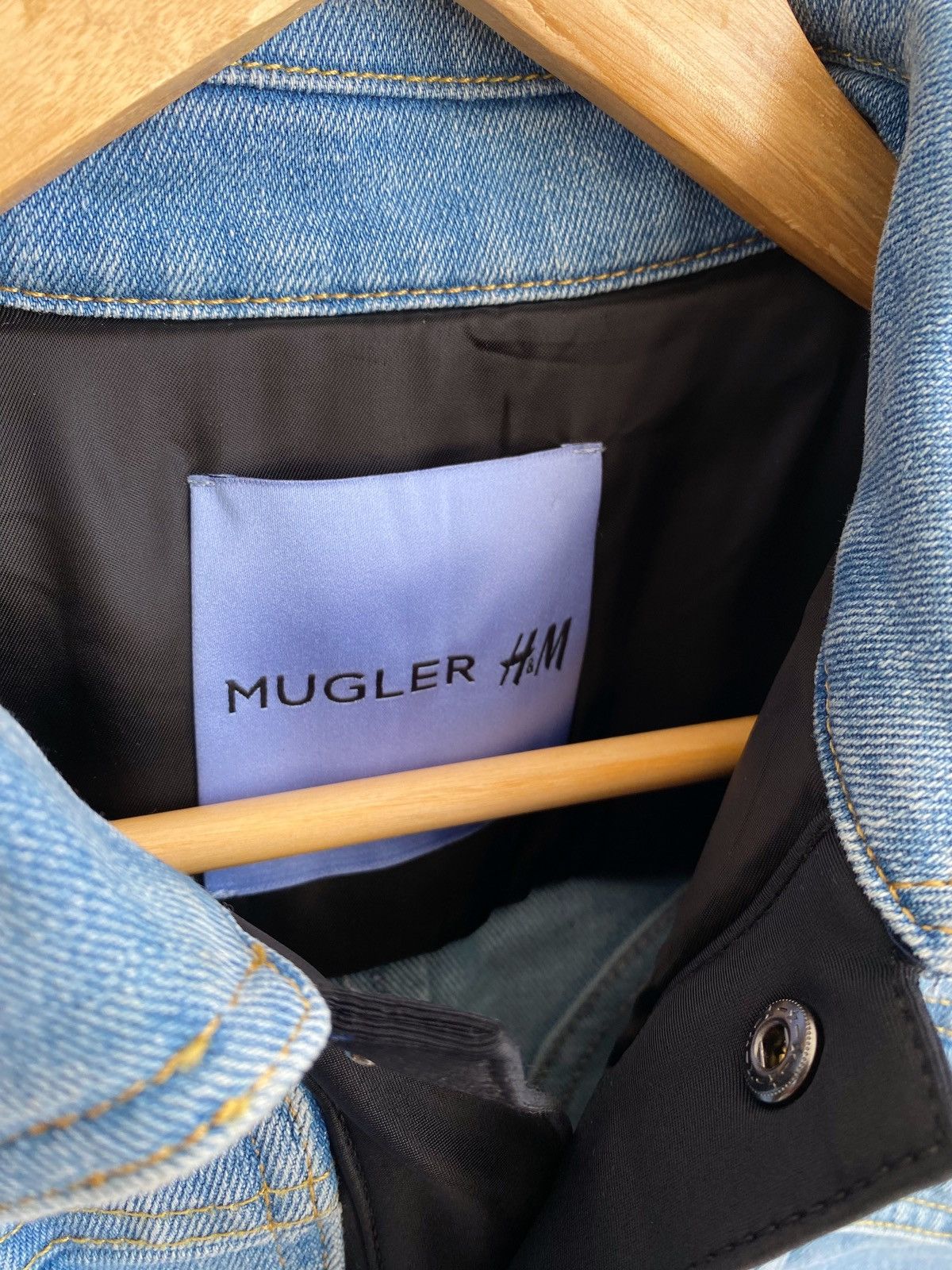 Mugler Mugler x H&M Women’s Denim Jacket Size S Size S / US 4 / IT 40 - 18 Thumbnail