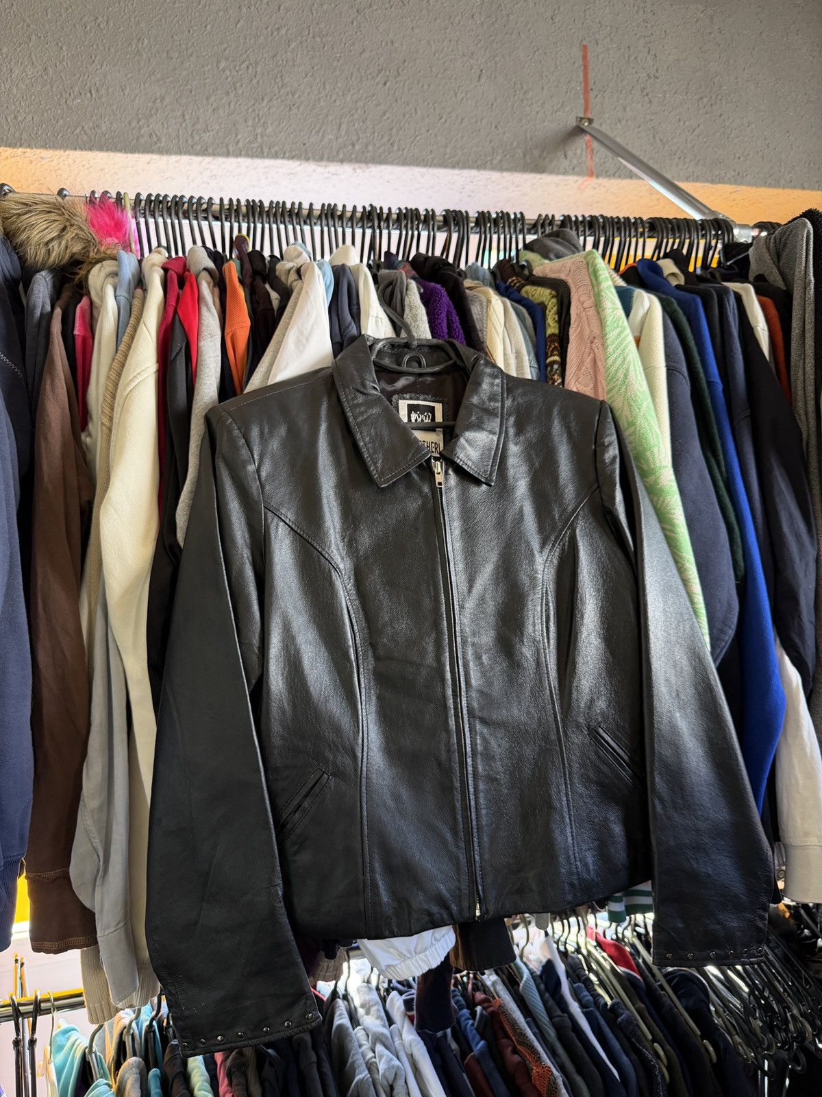 Japanese Brand Vintage Avan-Garden leather jacket Rick Owens style Size XL / US 12-14 / IT 48-50 - 2 Thumbnail